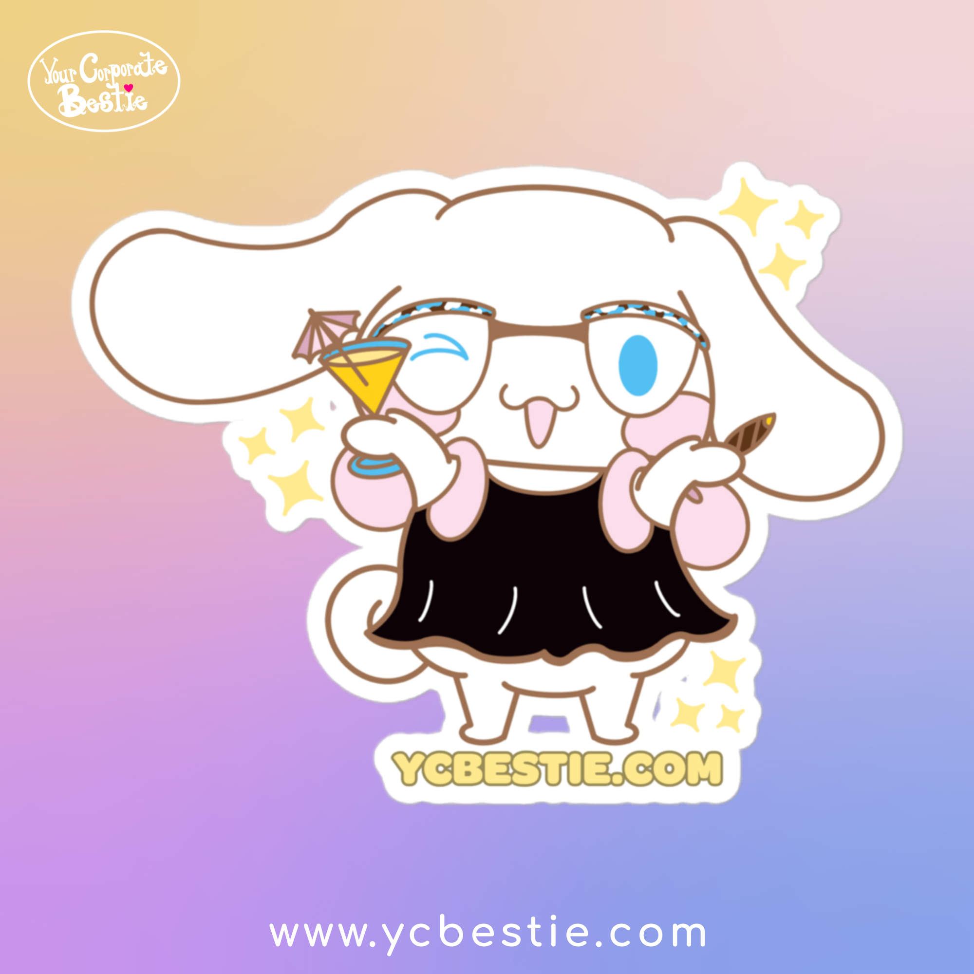 CinnaBestie YCB Sticker