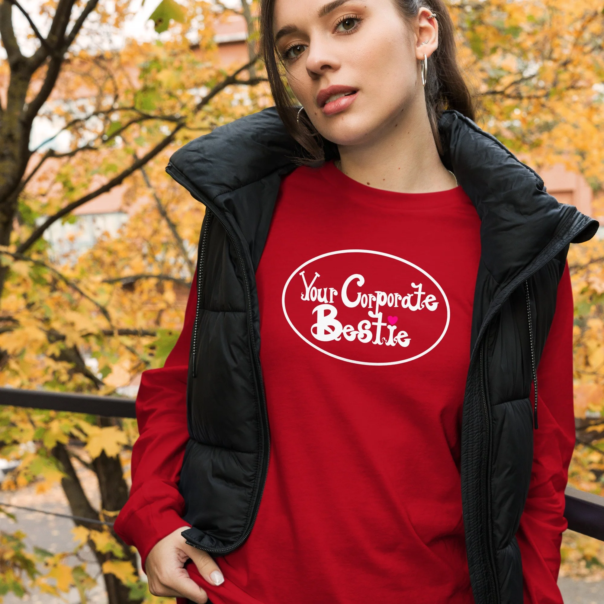 YCB Logo Unisex Long Sleeve Tee [White Logo]