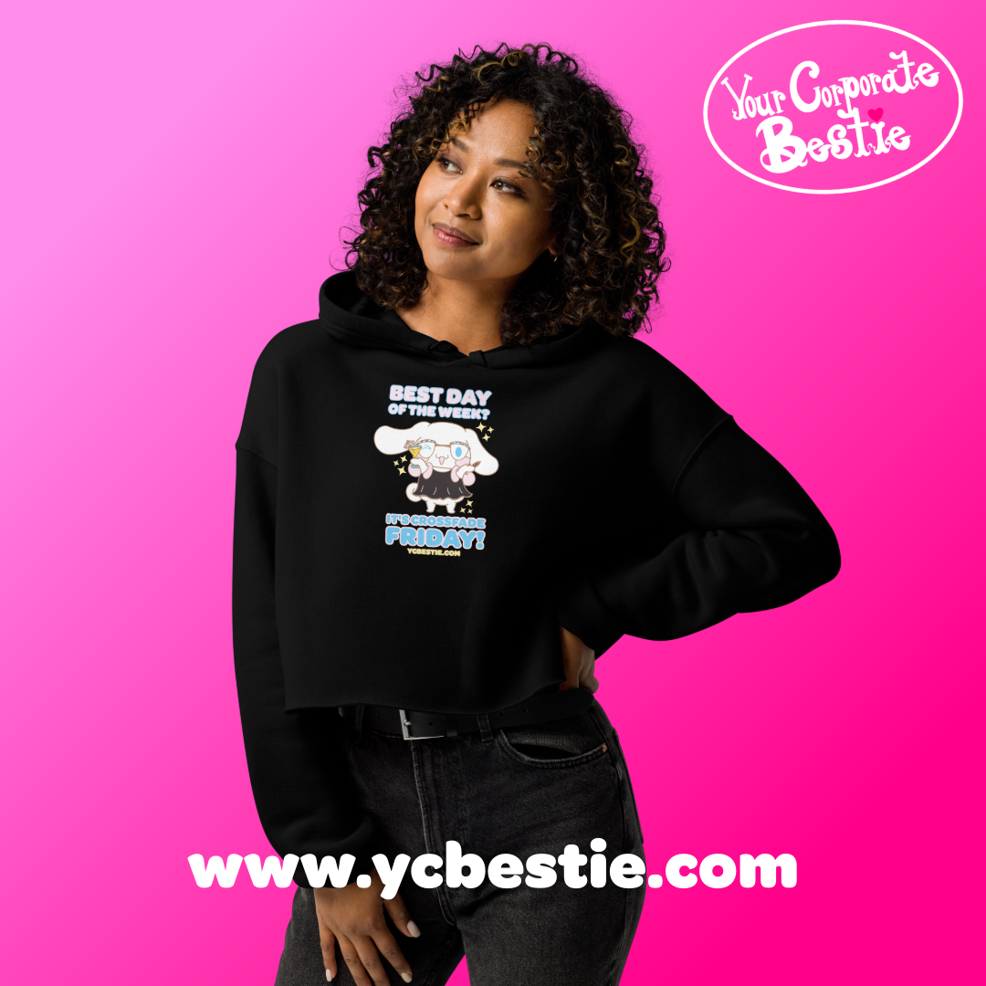 It's Crossfade Friday, Bestie! YCB Crop Hoodie