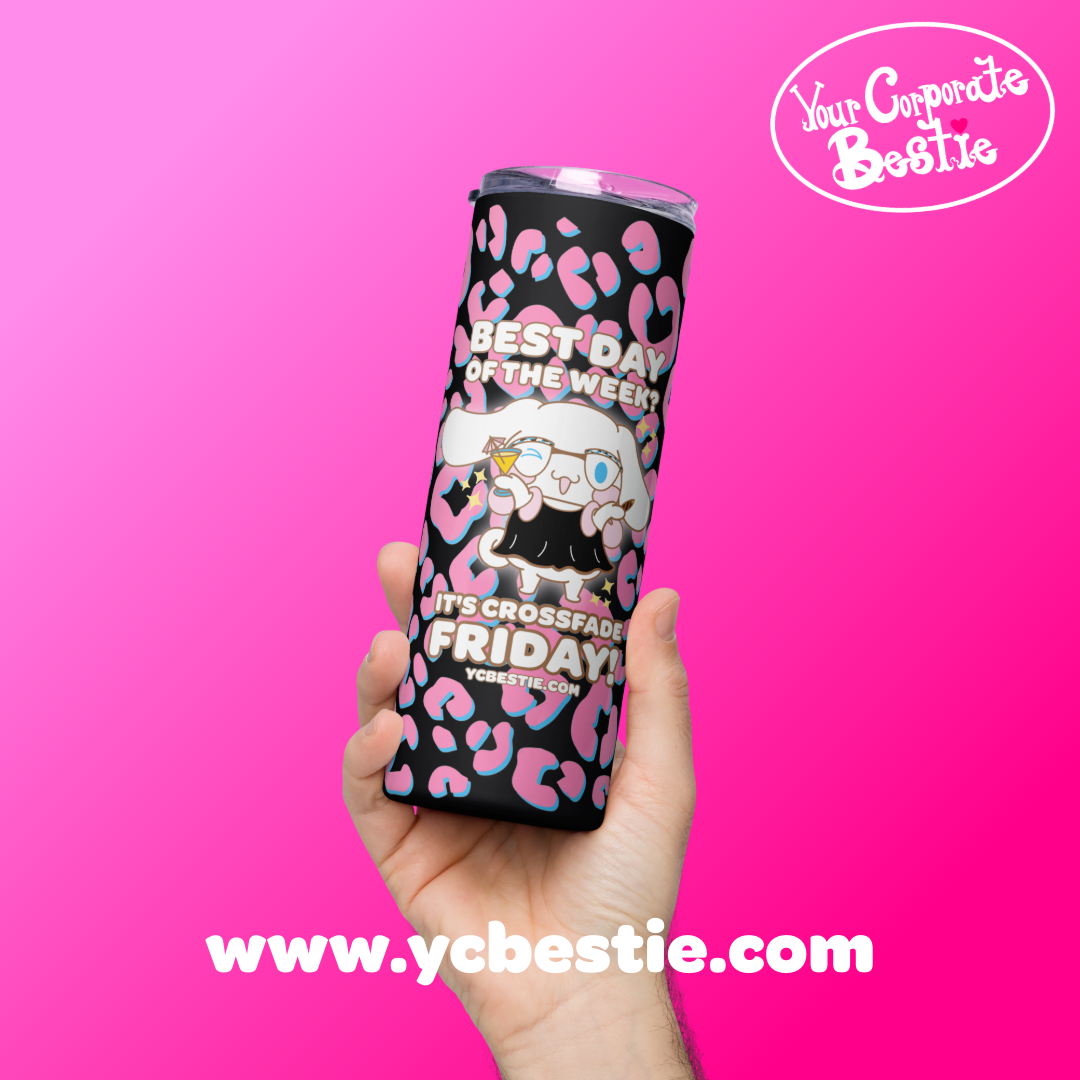 It's Crossfade Friday, Bestie! YCB Stainless Steel Tumbler
