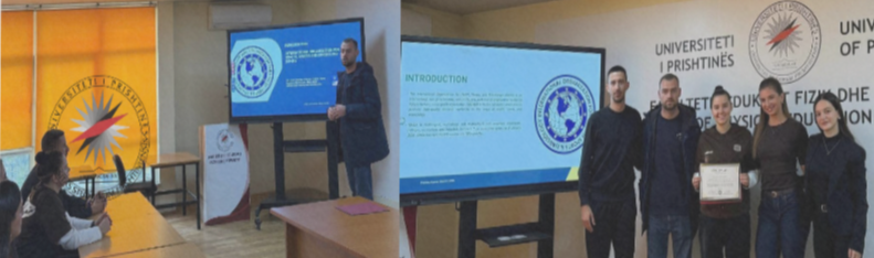 IOHSK Ambassador Eron Hoxha Inspires Student Leaders at the University of Prishtina, Kosovo