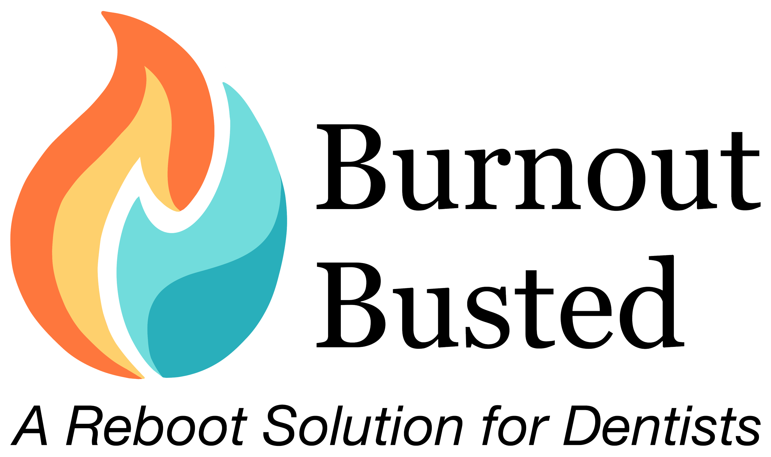 Burnout Busted Logo Stacked