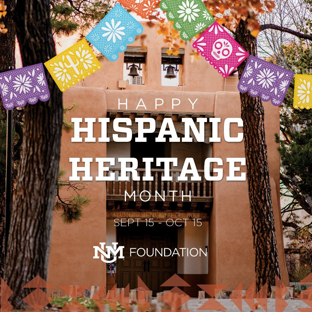 🌼 Happy Hispanic Heritage Month!

As a Hispanic-Serving Institution, UNM is home to a vibrant community of students, alumni, faculty, and staff whose cultures and traditions help shape our university.

At the heart of that community is El Centro de 