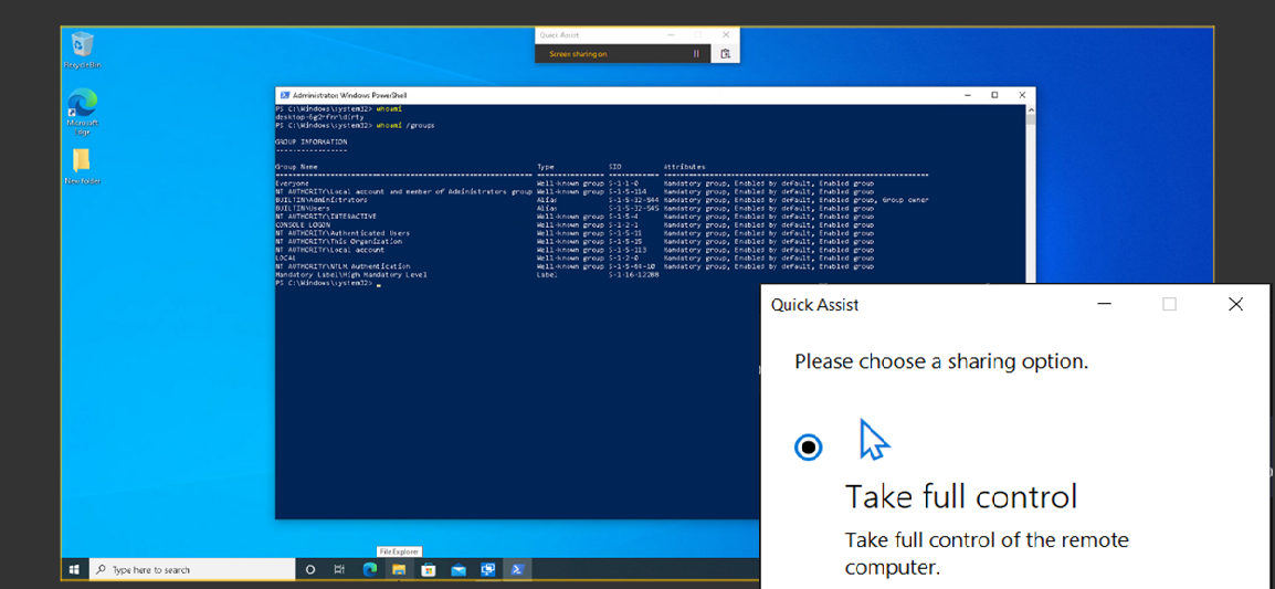 Forensics Blog: Quick Assist RAT?