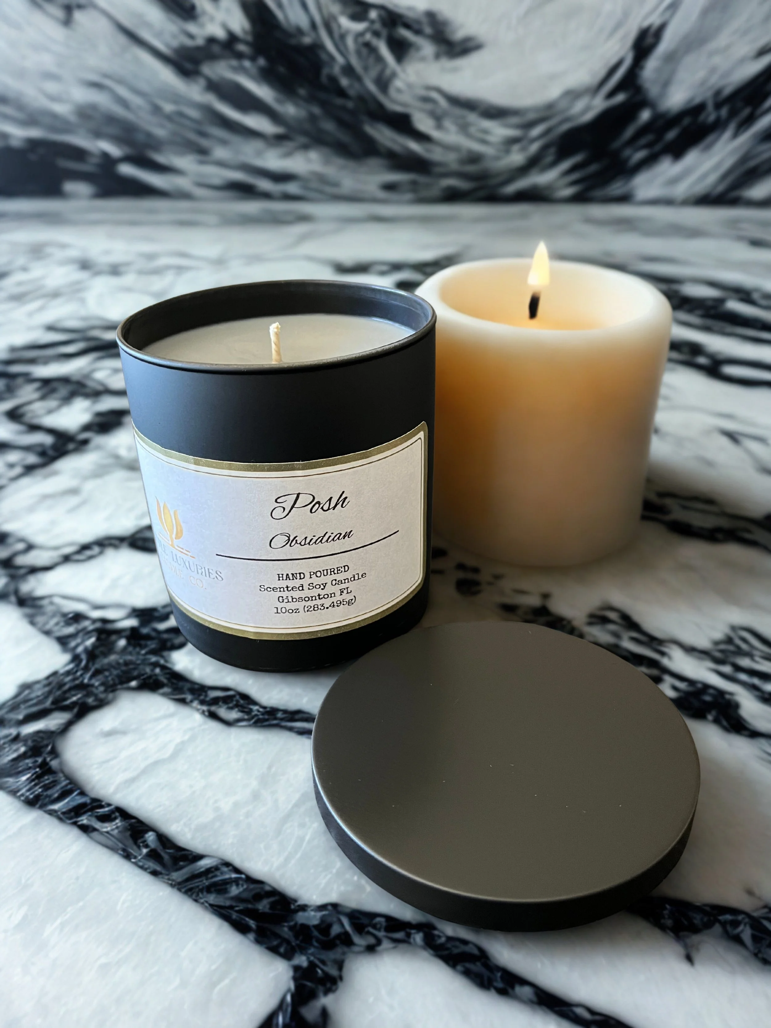 Posh 12oz Black Matte Tumbler