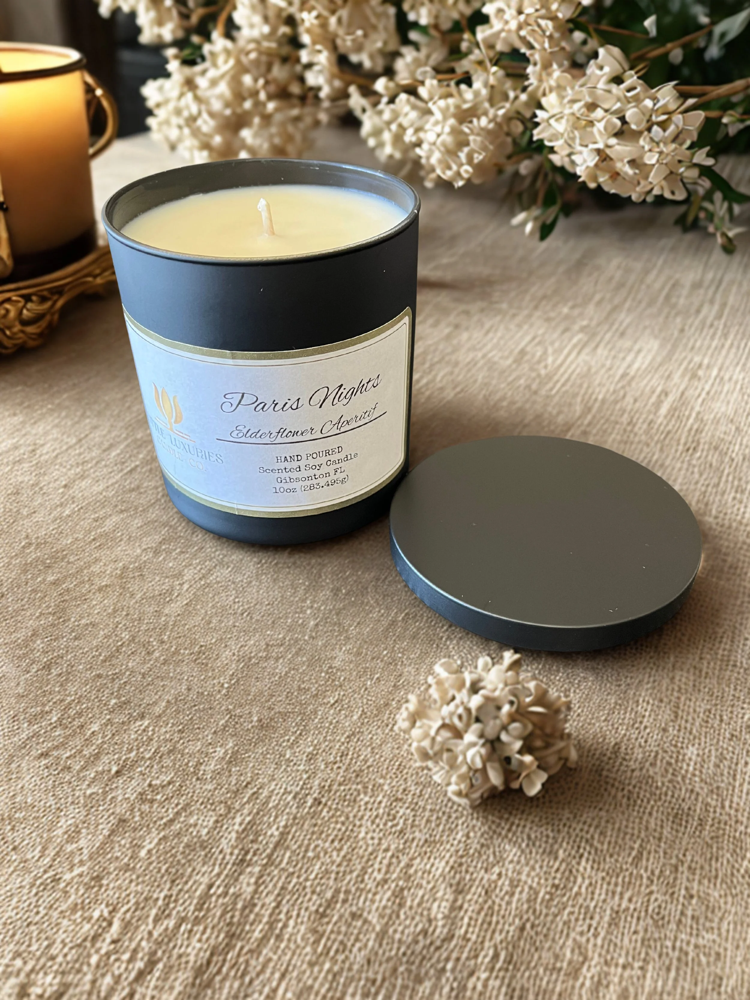 Paris Nights 12oz Black Matte Tumbler