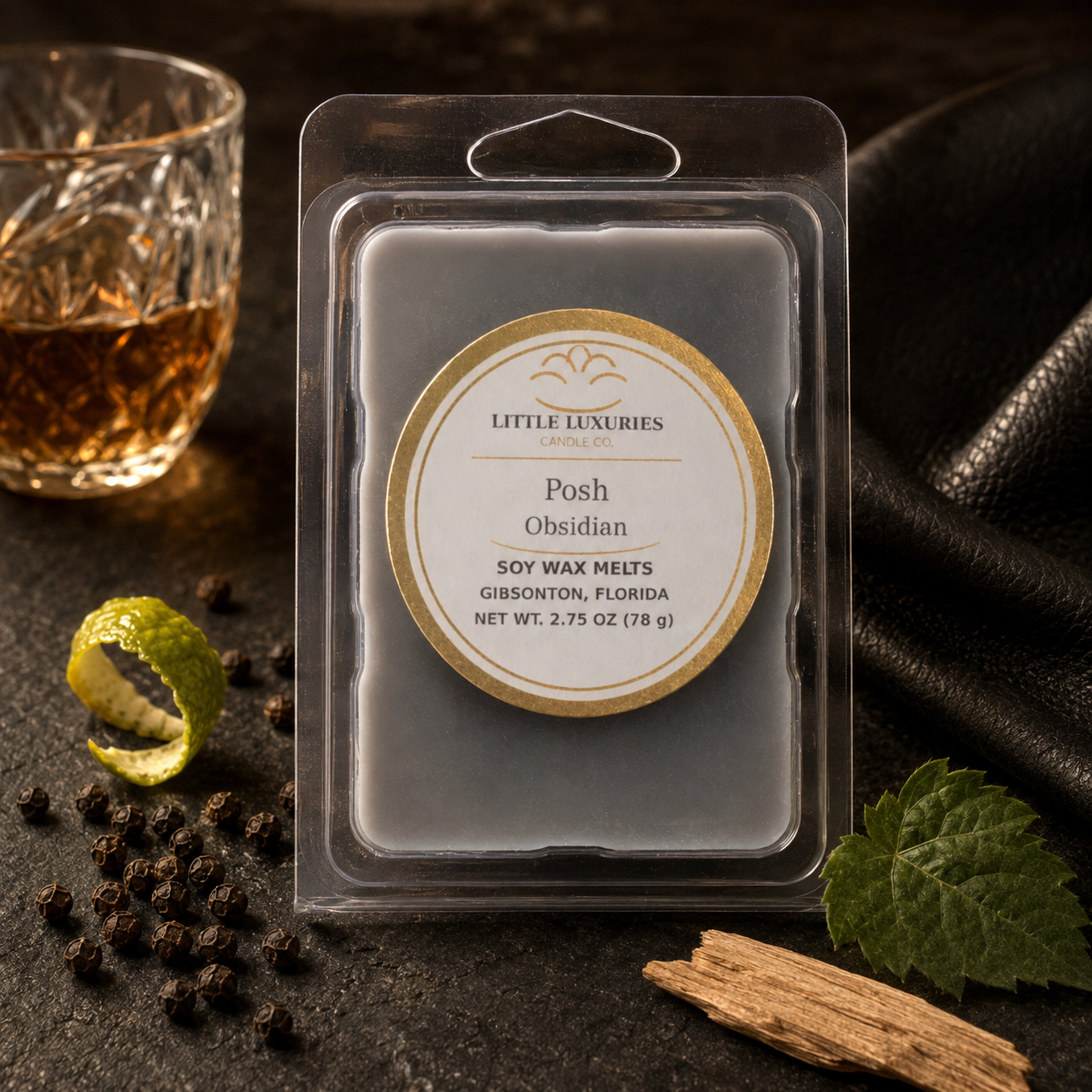 Posh-Obsidian 6pc Soy Wax Melts