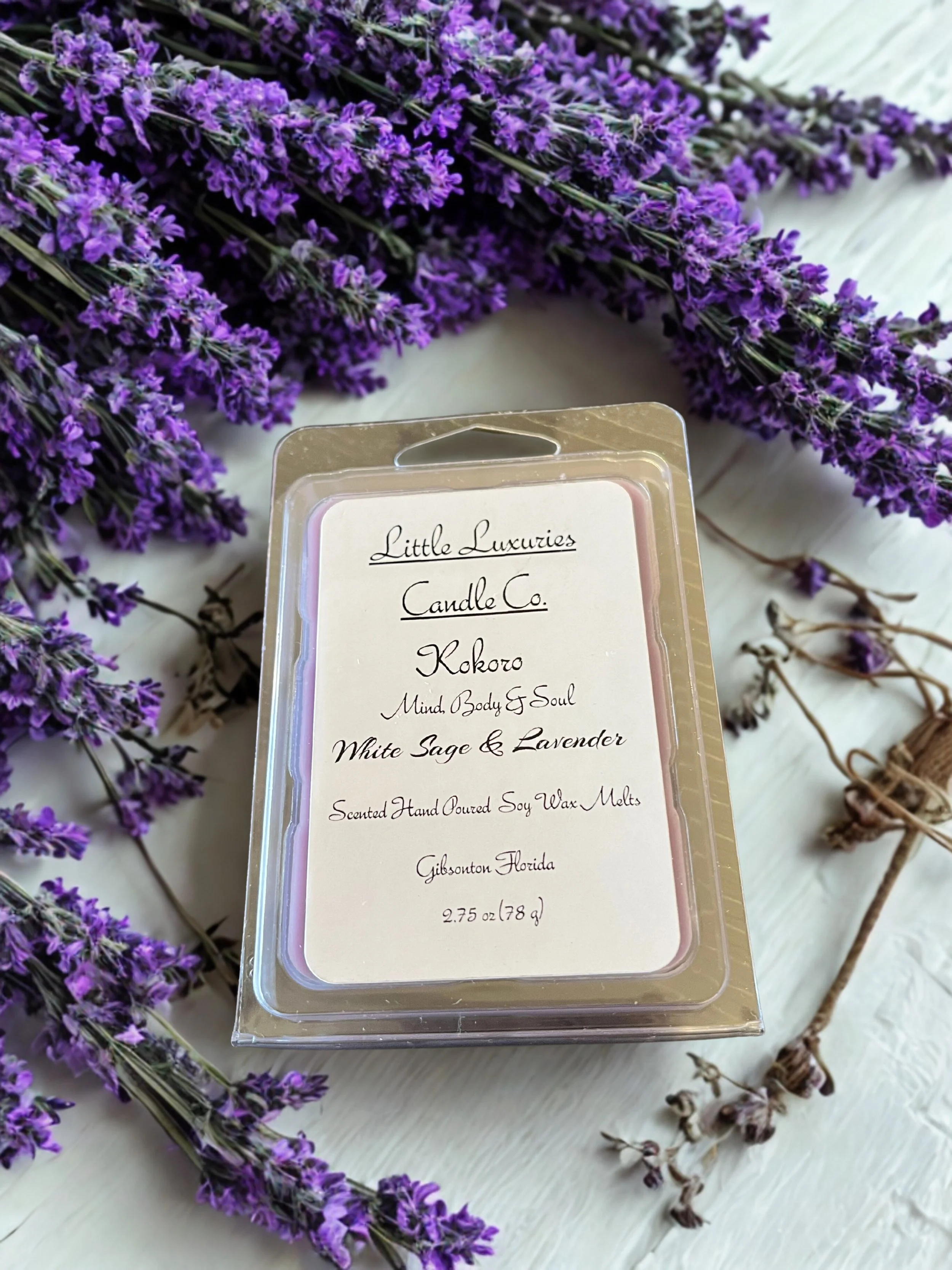 Kokoro White Sage & Lavender Wax Melt webiste photo.jpg