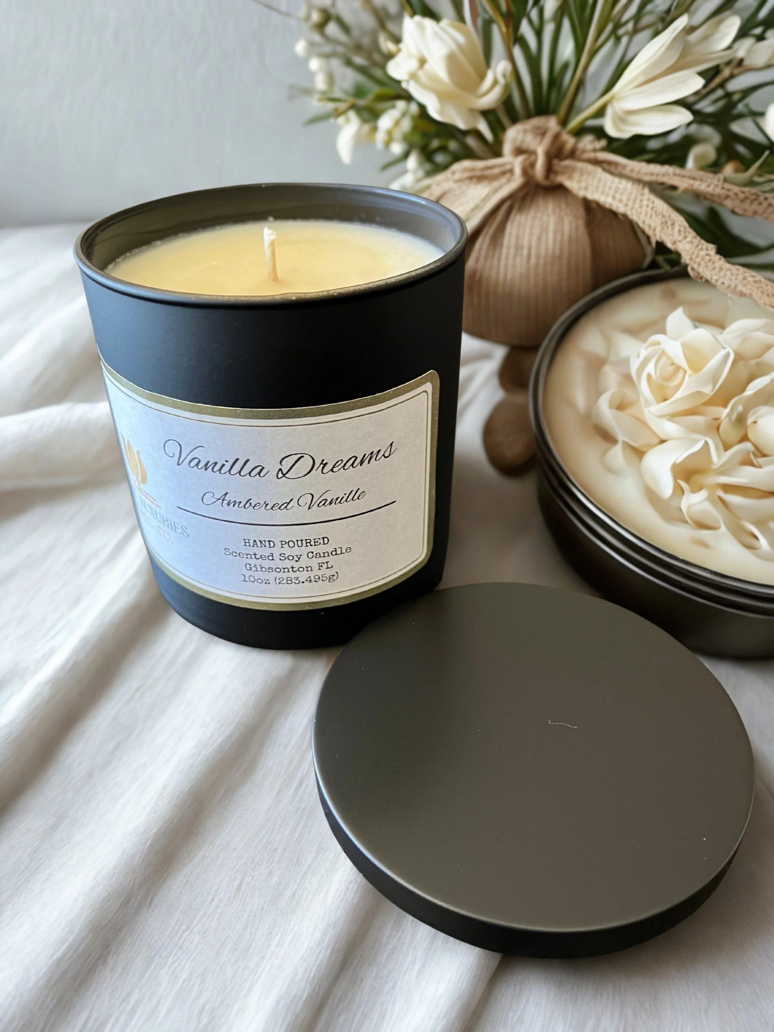 Vanilla Dreams 12oz Matte Black Tumbler