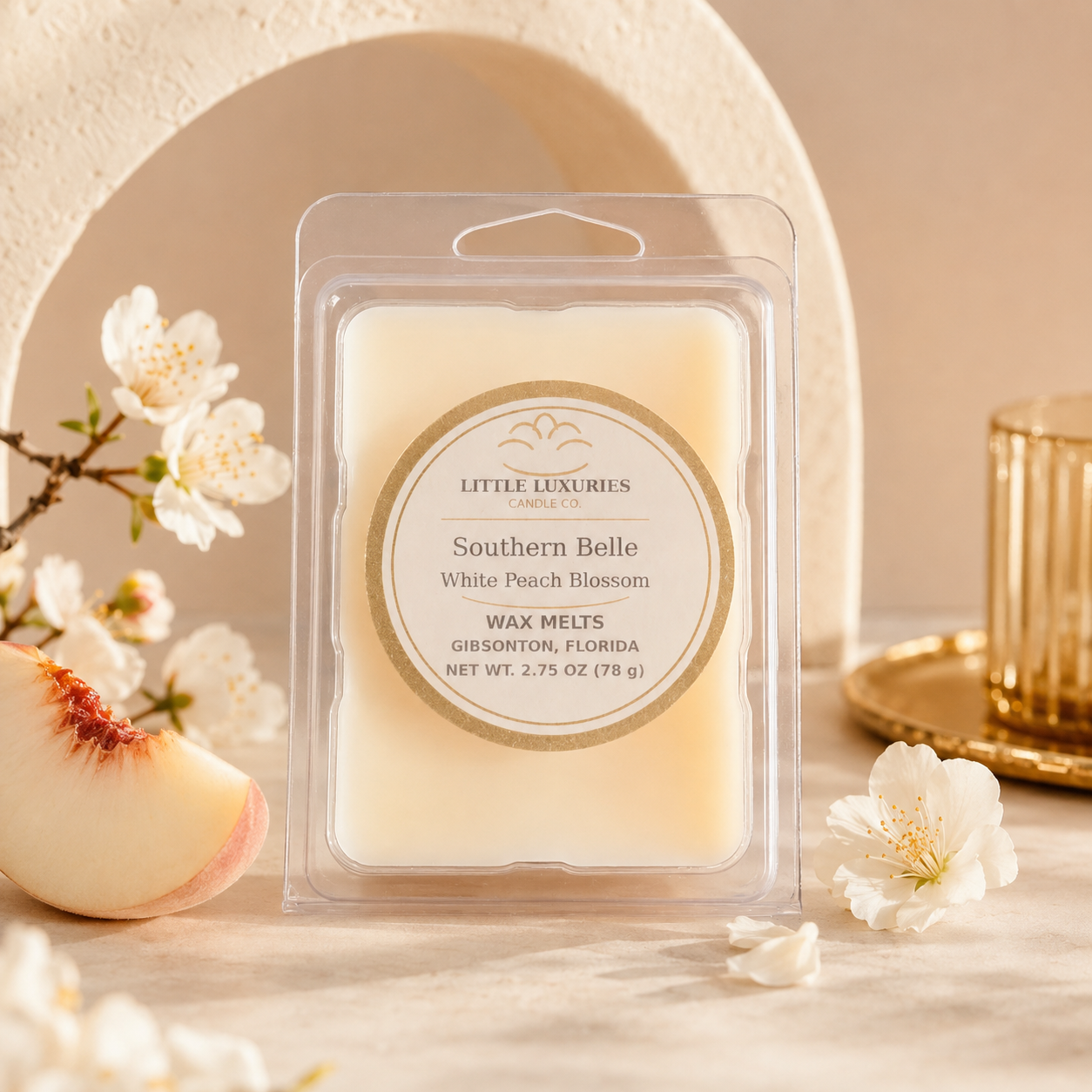 SOUTHERN BELLE WHITE PEACH BLOSSOM 6 PIECE WAX MELT 1.png