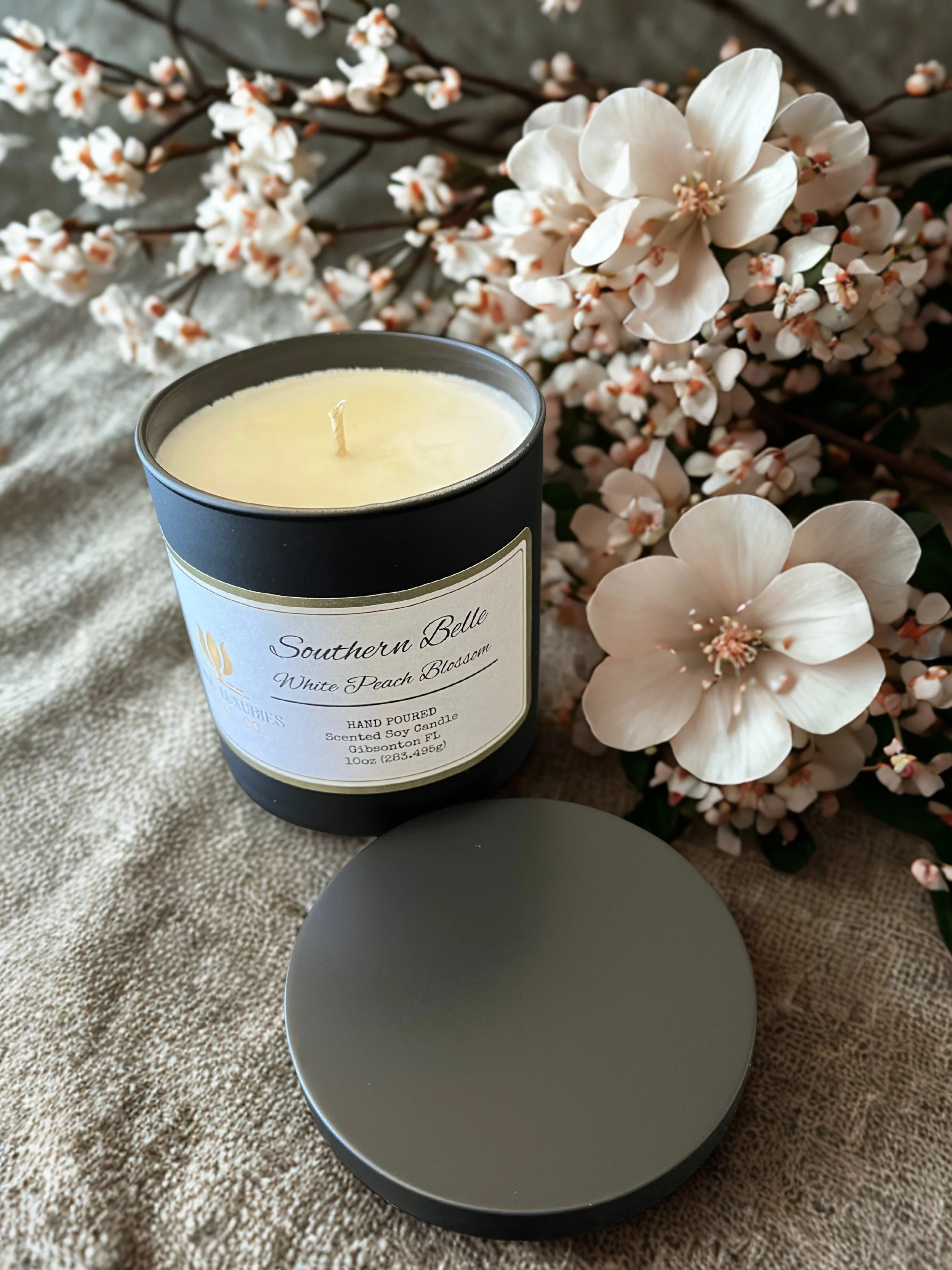 Southern Belle 12oz Matte Black Tumbler