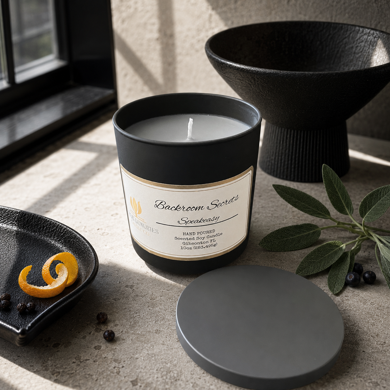 Backroom Secrets 12oz Black Matte Tumbler