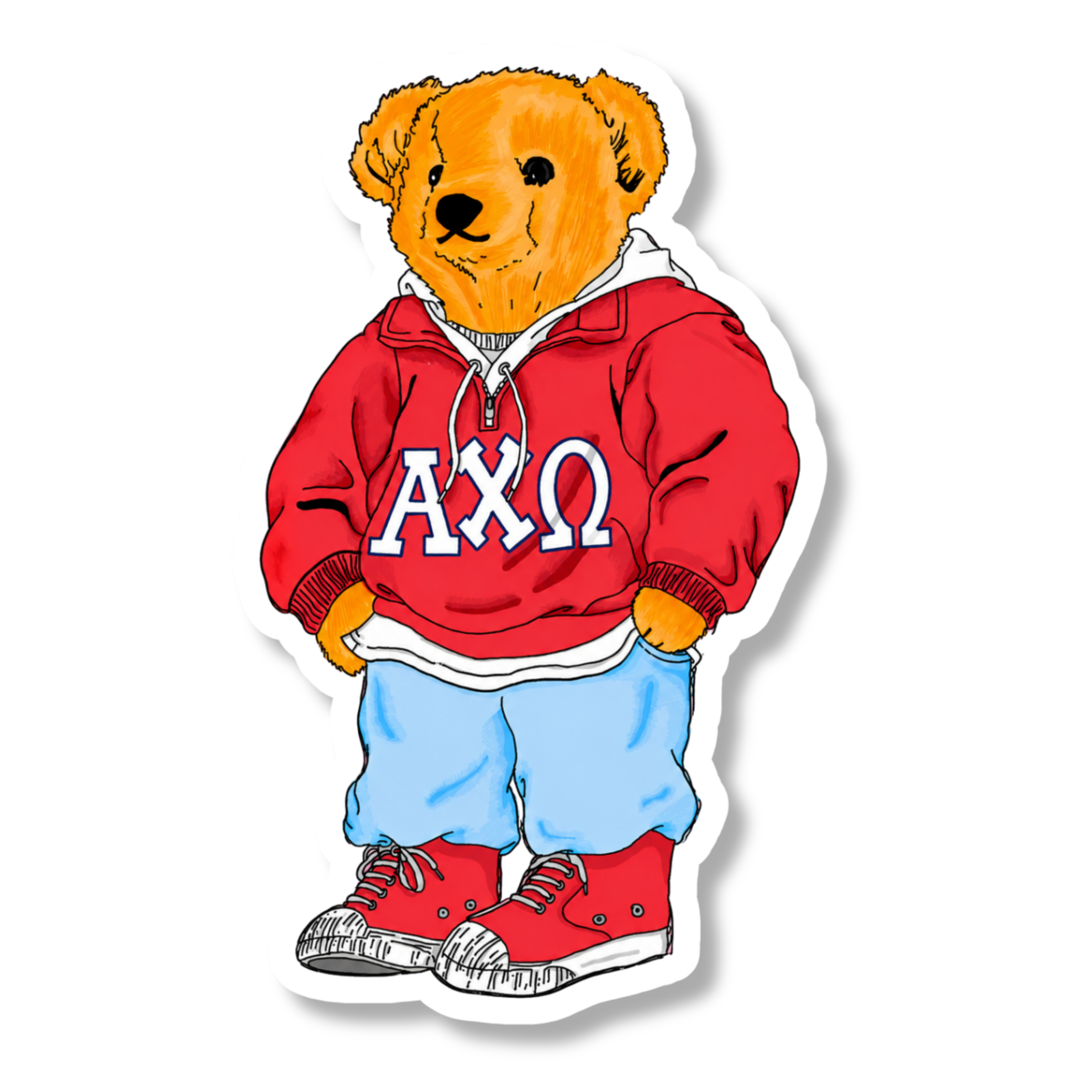 AXO BEAR STICKER