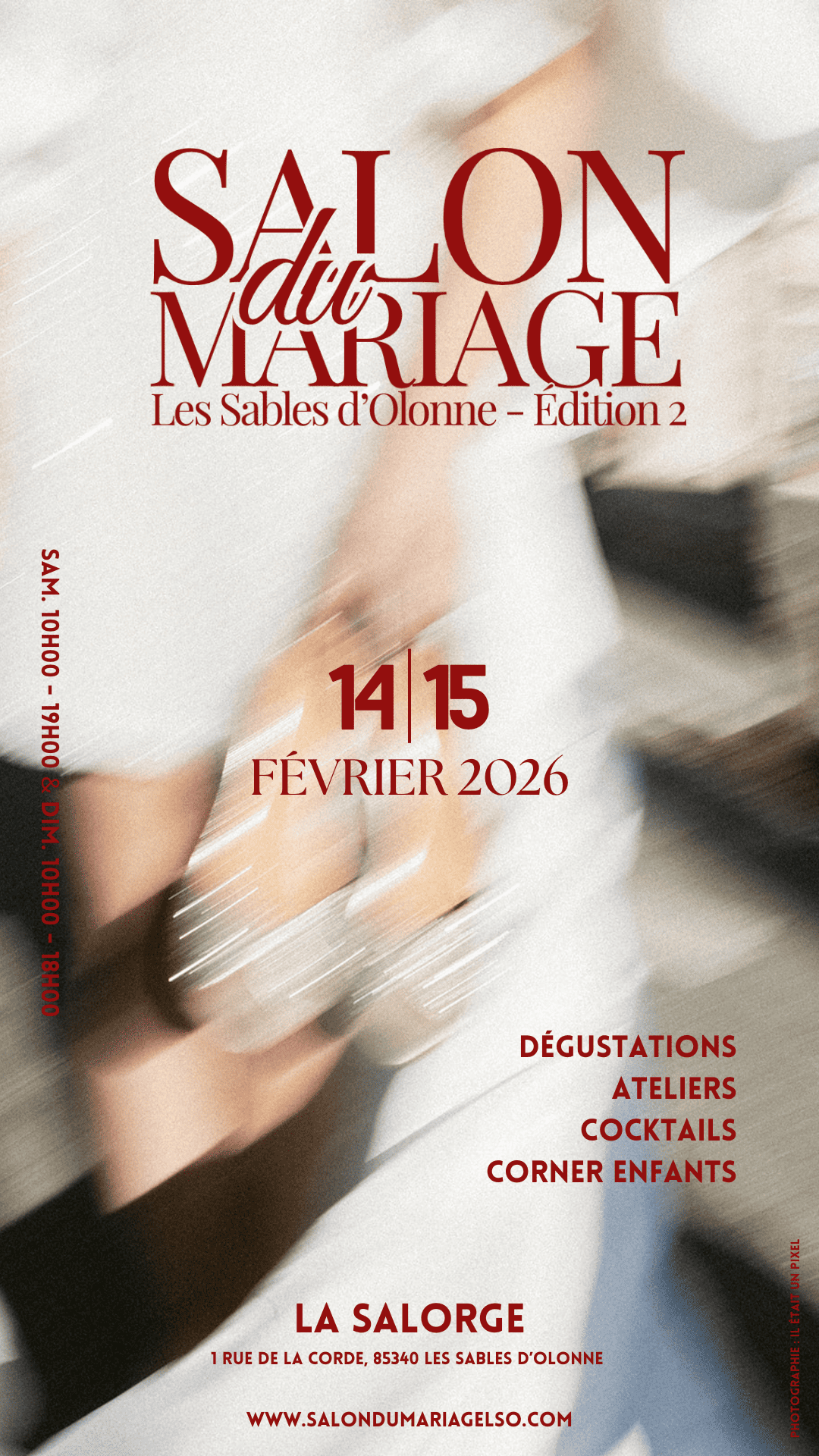 Rendez-vous au Salon du Mariage des Sables d’Olonne