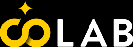 LOGO with a stylized yellow and white design reading 'CO LAB'