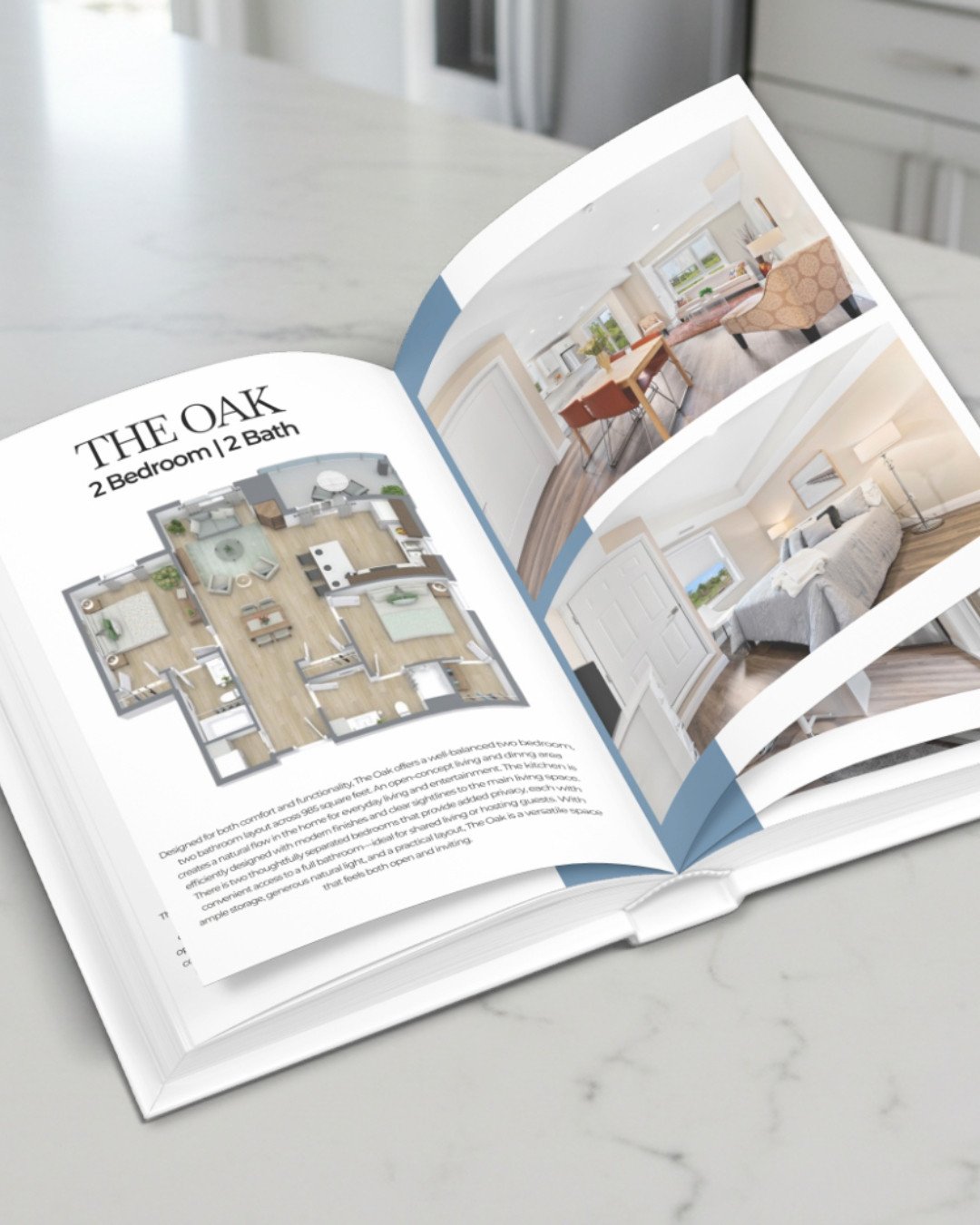 Step inside The Oak Suite 🌳 ⁠
⁠
With 2 bedrooms, 2 bathrooms, and 985 sq. ft. of thoughtfully designed space, this suite balances comfort and practicality. Modern kitchen finishes, natural light, and smart storage make everyday living seamless. Priv