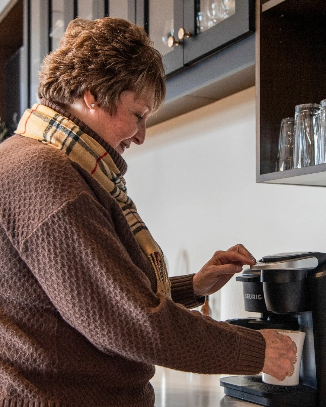 Designed for your daily rhythm. ⁠
⁠
From the first slow pour of the morning to a glass of wine in the evening, the kitchen in the lounge offers the ultimate everyday ease. Whether you&rsquo;re fuelling up before the commute or unwinding with neighbou