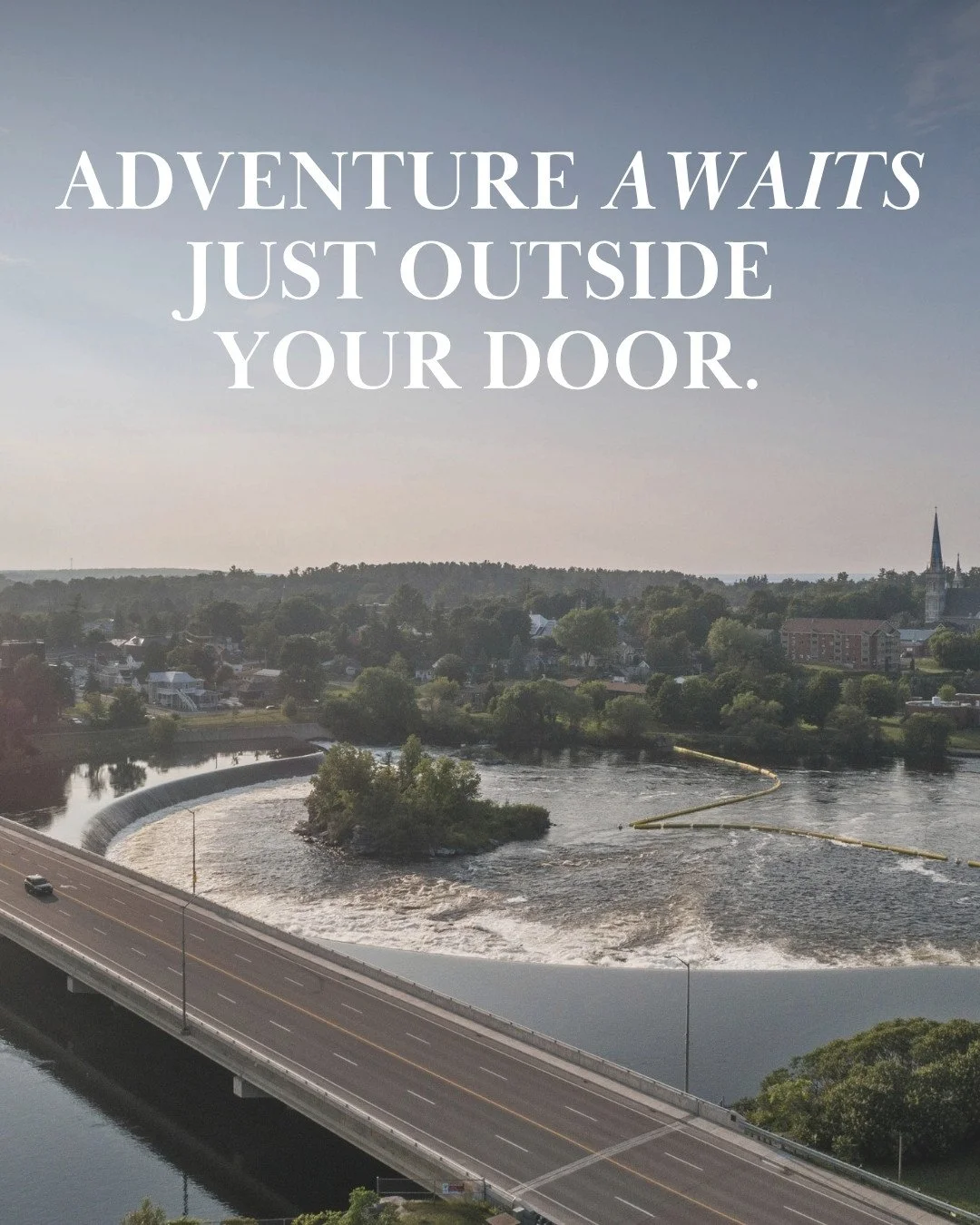 Some places make it easy to slow down and step outside. ⁠
⁠
At Sawmill Flats, you&rsquo;re surrounded by the natural beauty and small-town charm of Arnprior &mdash; where riverside paths, local spots, and open-air moments are always close by. ⁠
⁠
It&