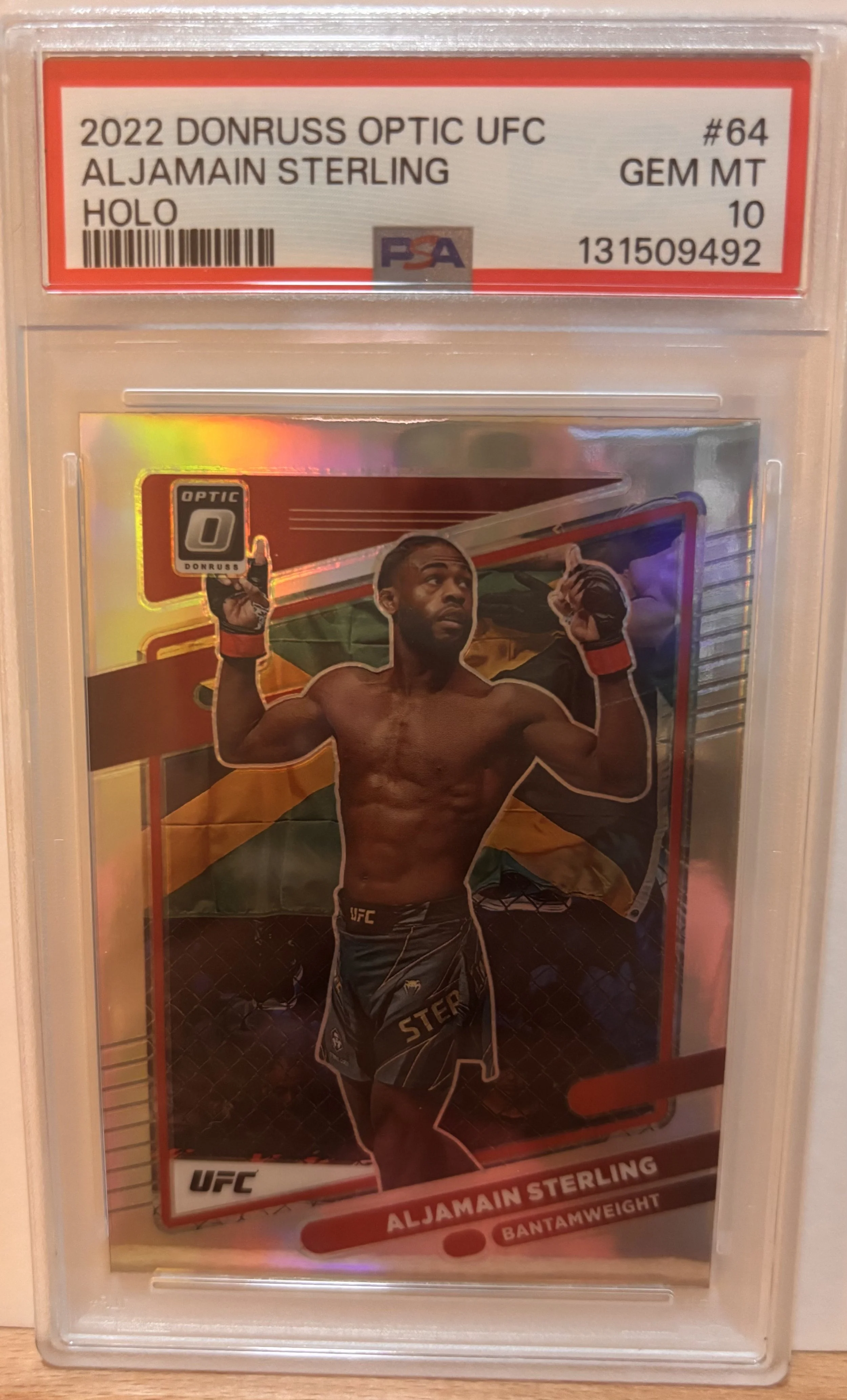 2022 PANINI - DONRUSS OPTIC UFC ALJAMAIN STERLING GRADED