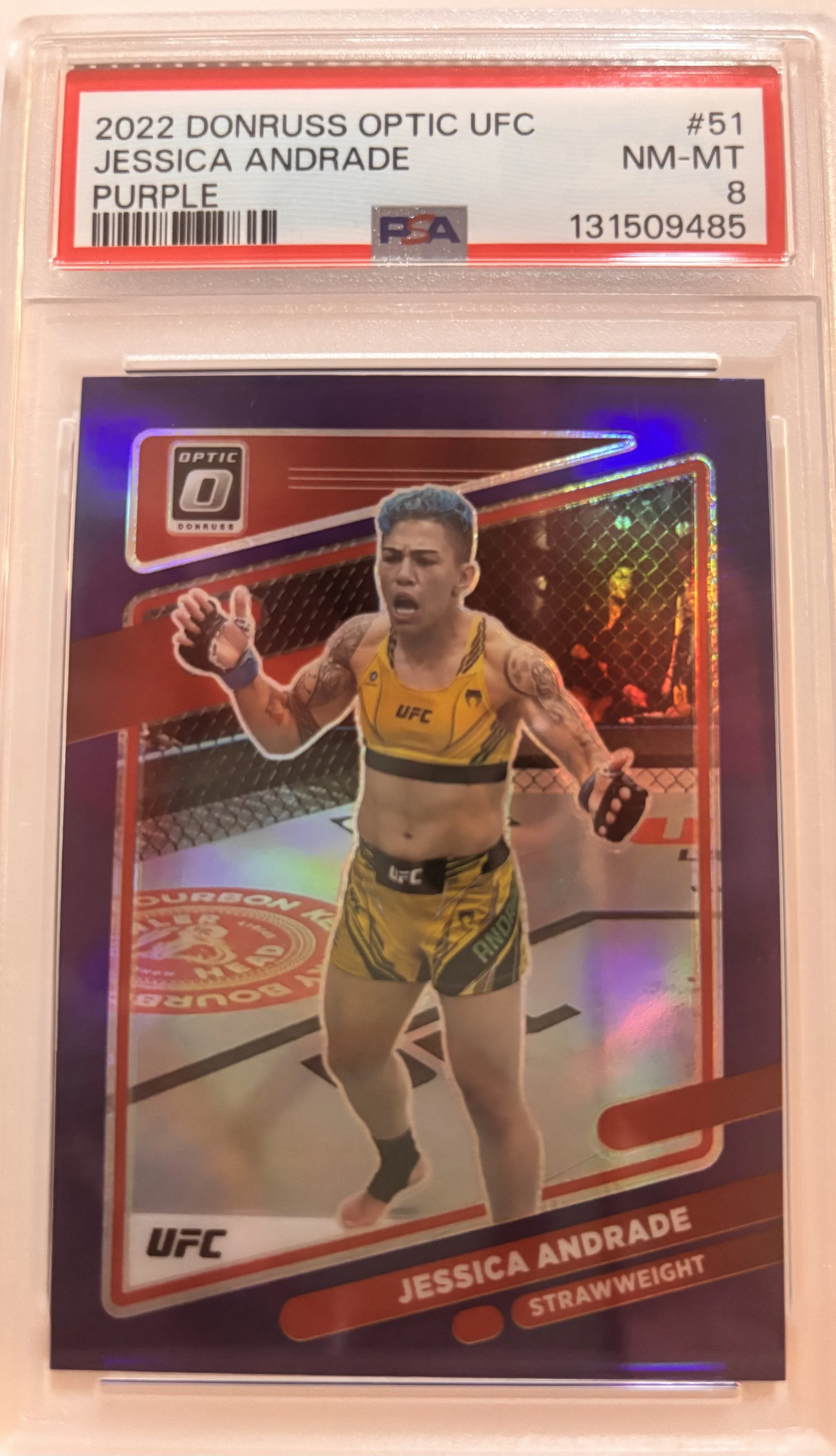 2022 PANINI - DONRUSS OPTIC UFC JESSICA ANDRADE GRADED
