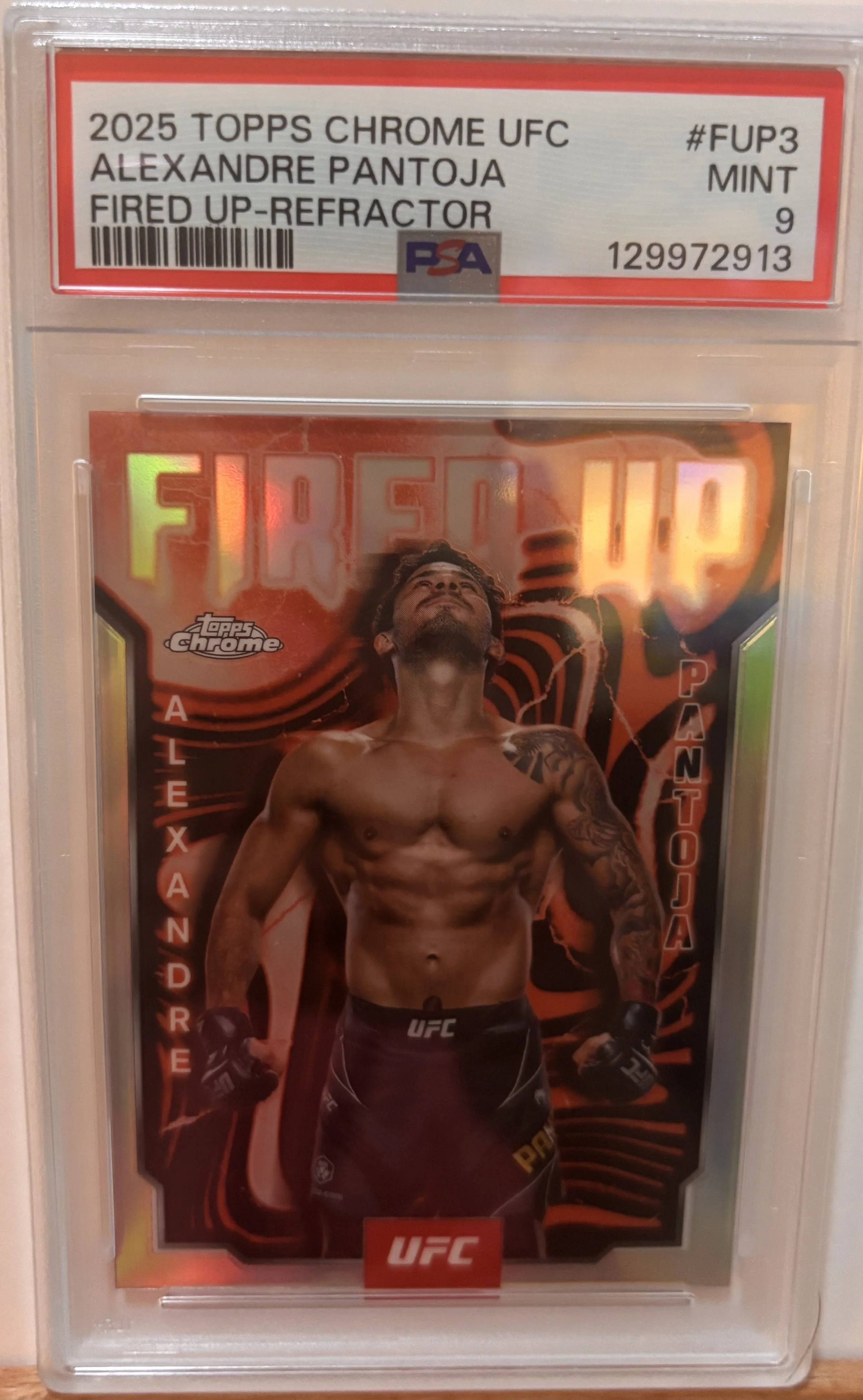 2025 TOPPS CHROME UFC ALEXANDRE PANTOJA GRADED