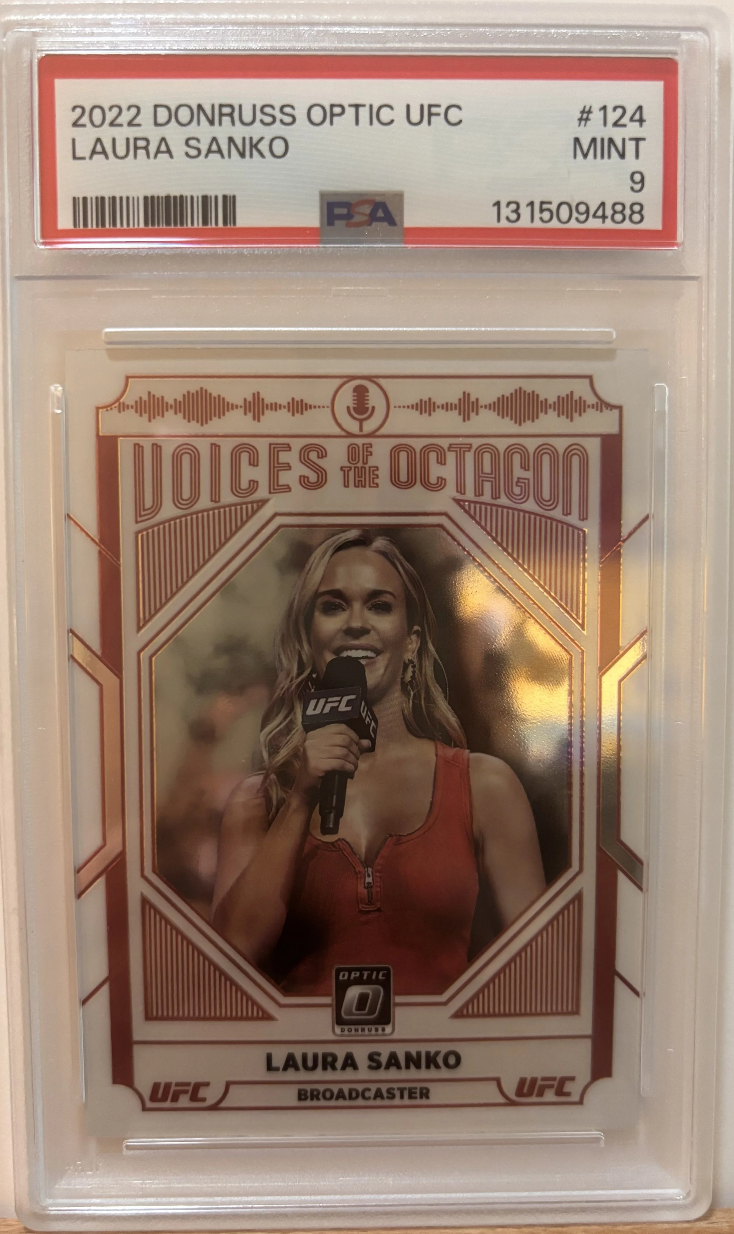 2022 PANINI - DONRUSS OPTIC UFC LAURA SANKO VOICES OF THE OCTAGON