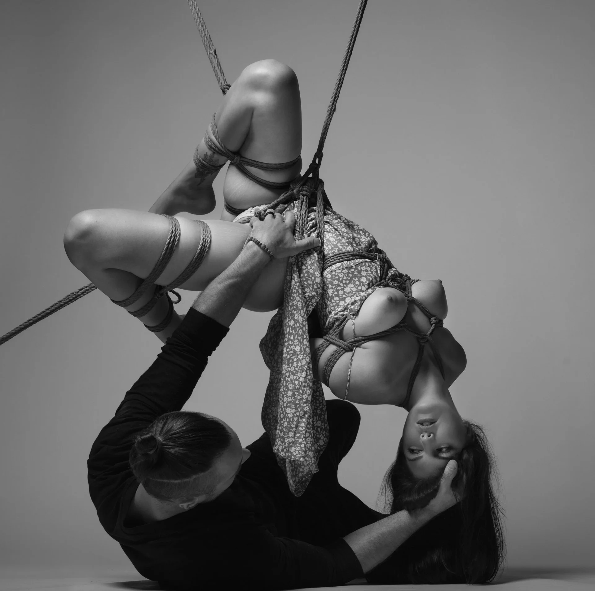 sparks_Shane_Katfae_Shibari portraits_MG_1441bw.JPG