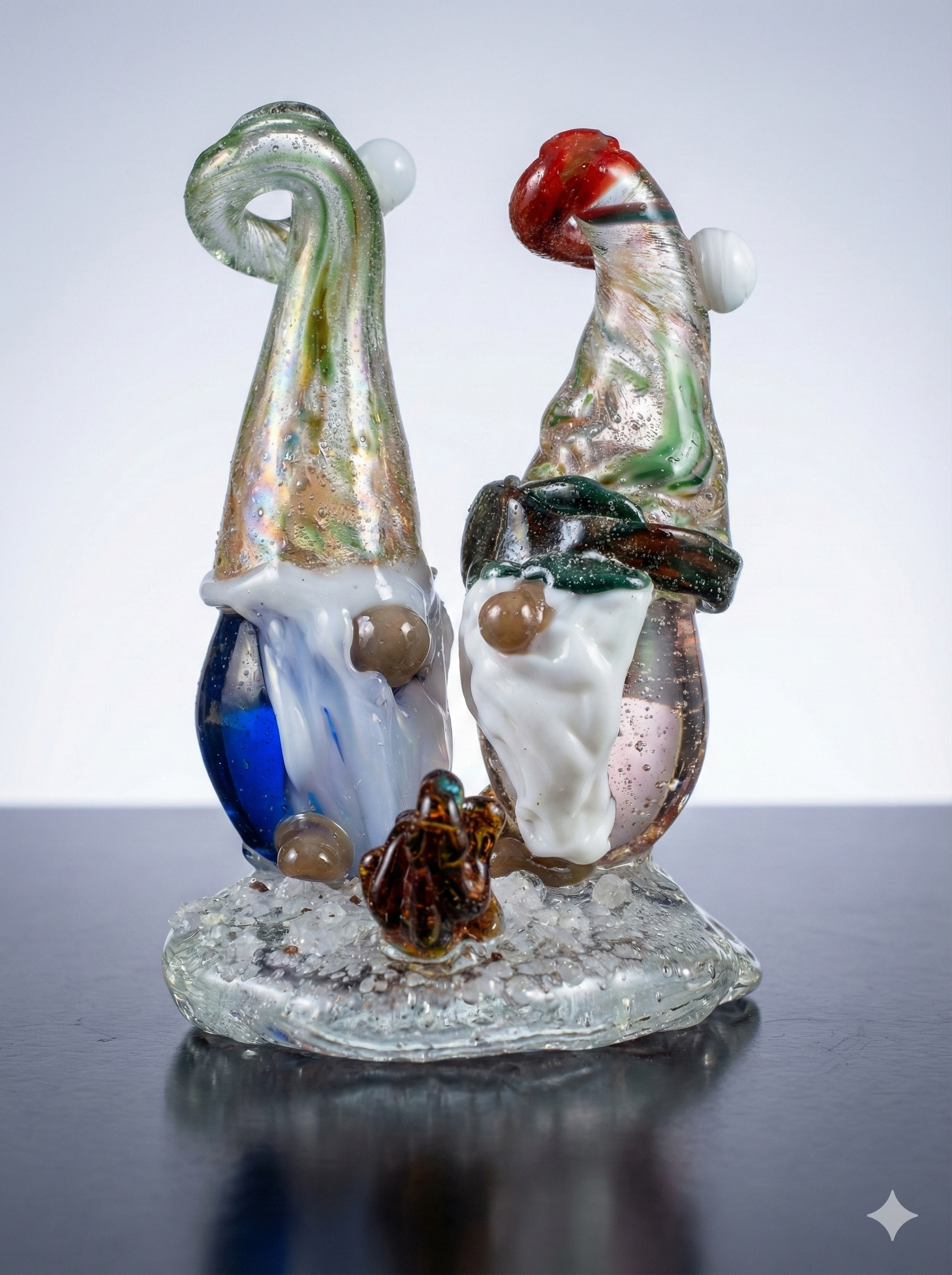 Gnomes warming by an open fire                      SALE!