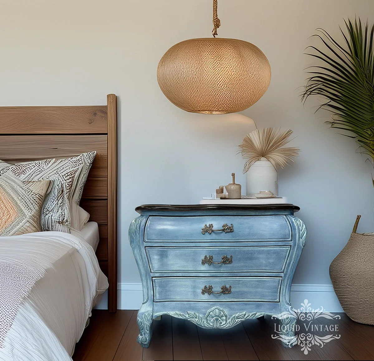 Coastal Bombay Chest Night Table | Night Table