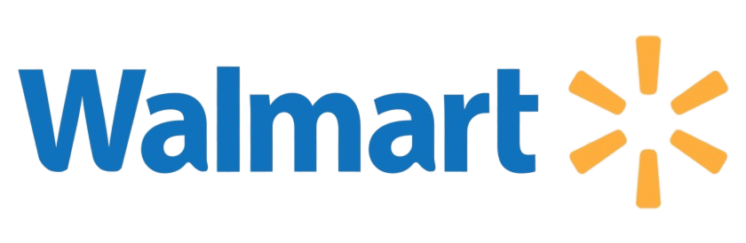 Walmart logo with blue text and a yellow spark symbol on the right.