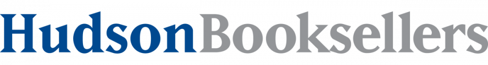 Hudson Booksellers logo with blue and gray text