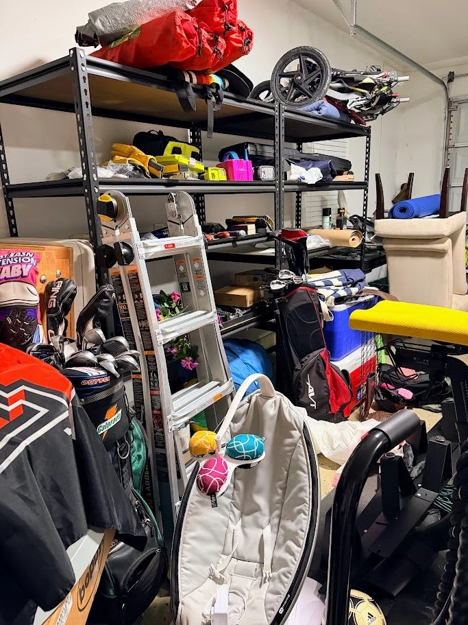 Before: Garage organization project