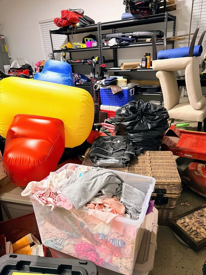 Before: Garage organization project