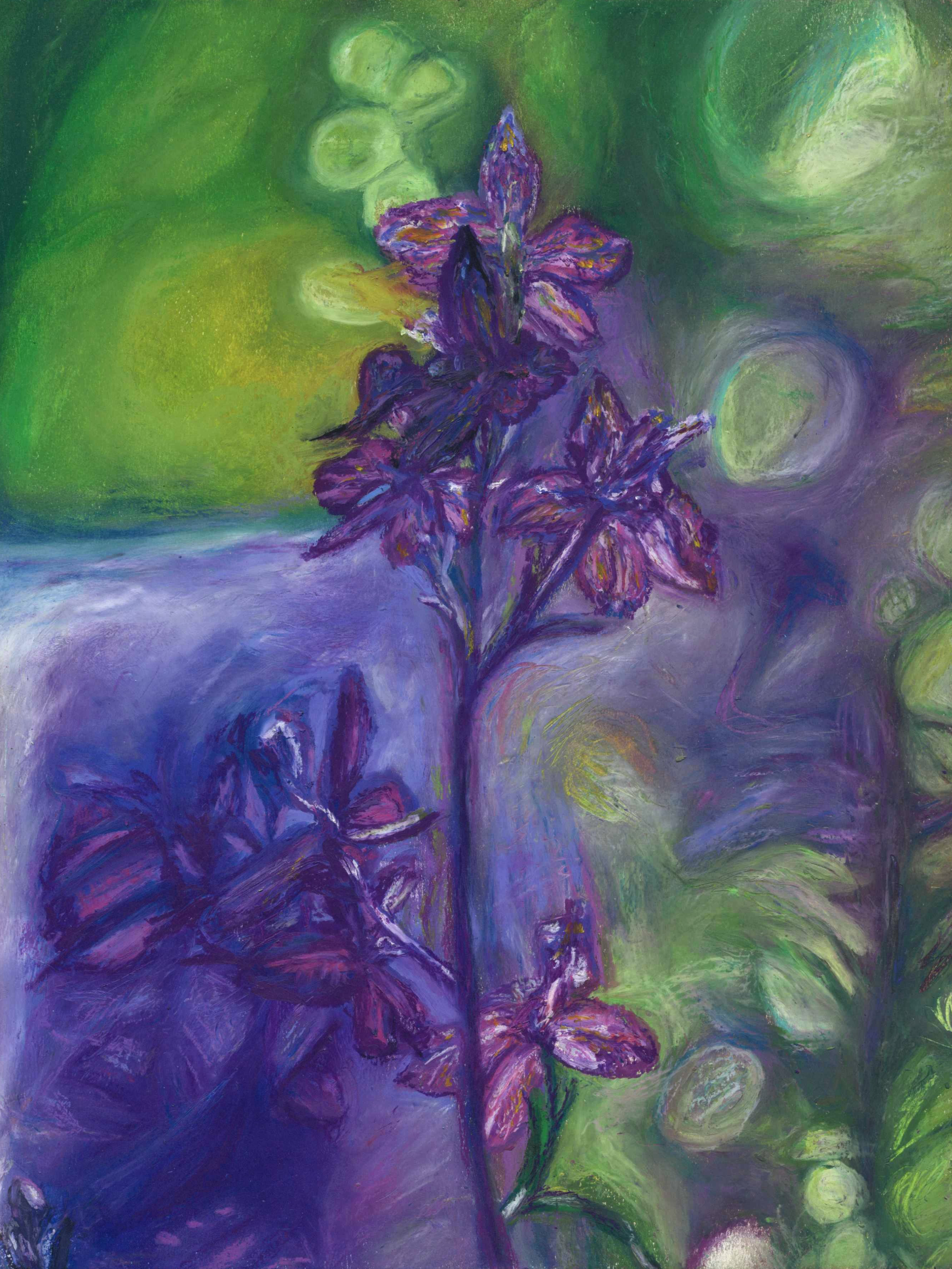 Violets, 9x12; 12x16