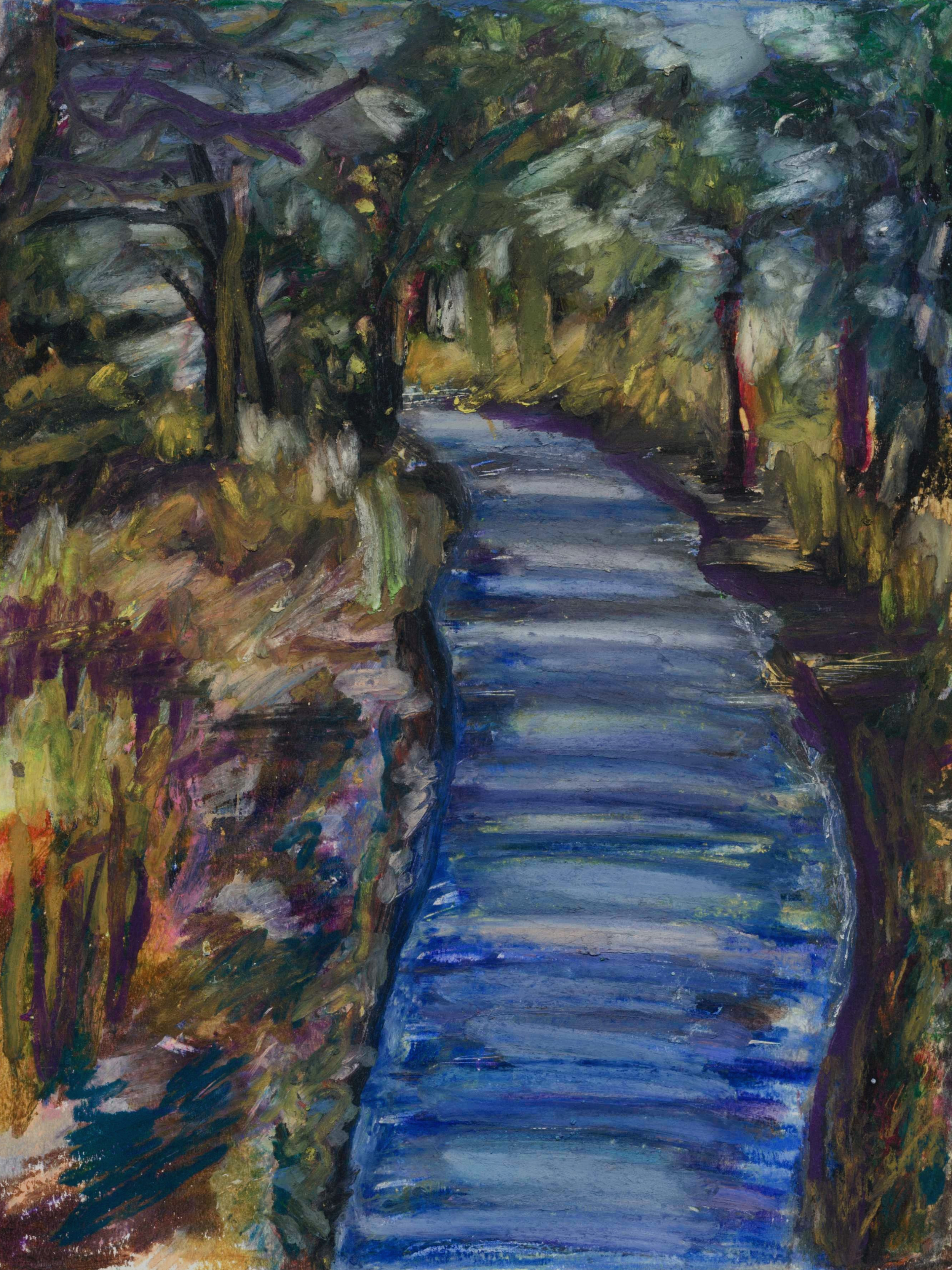 Bluebird Trail, 9x12