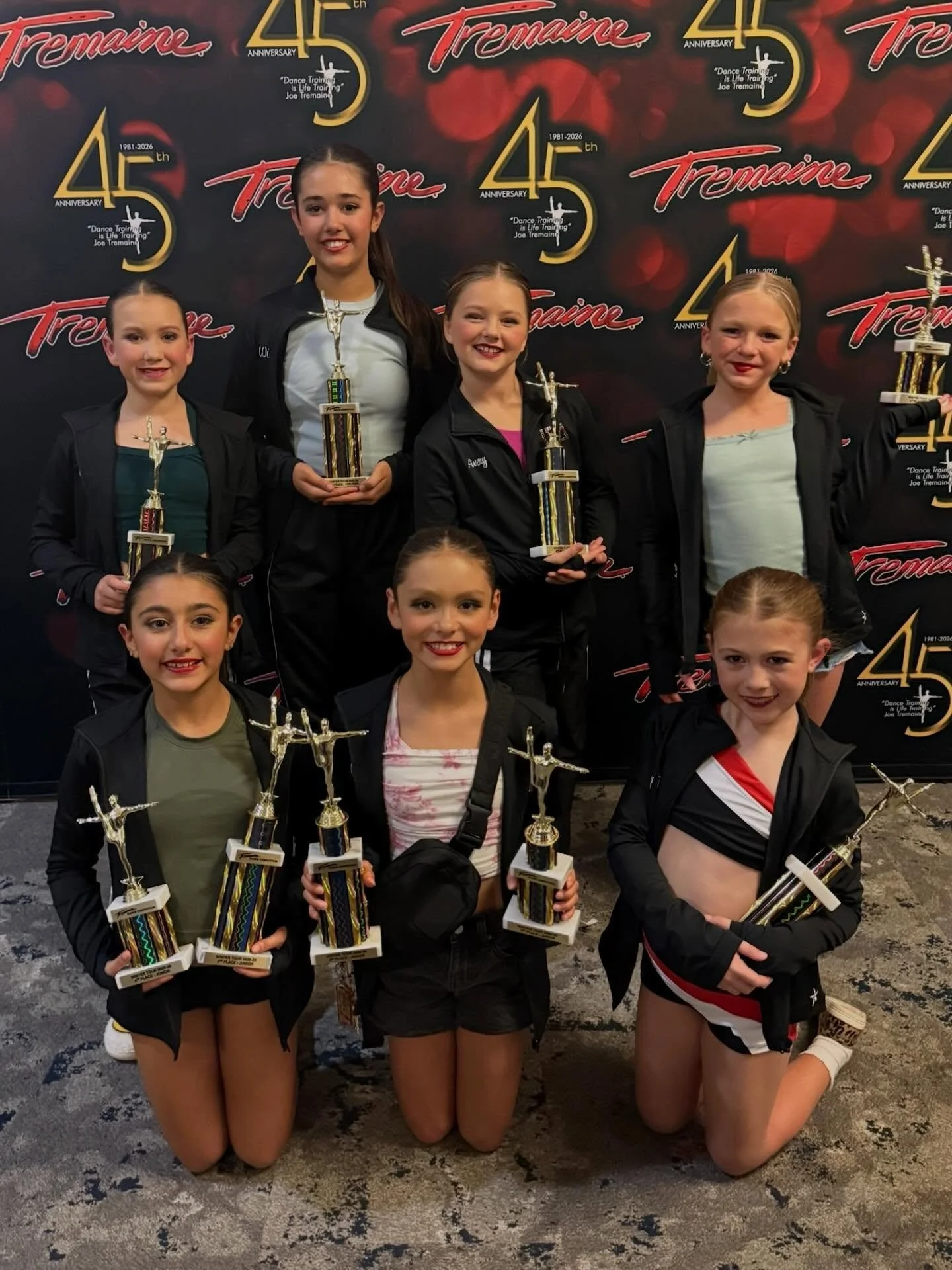 Our Academy Team had a memorable weekend @tremainedance Santa Clara! They took class all weekend from industry greats, competed nine dances, placed in all nine dances, learned so much, and had a blast! We&rsquo;re so proud of you!