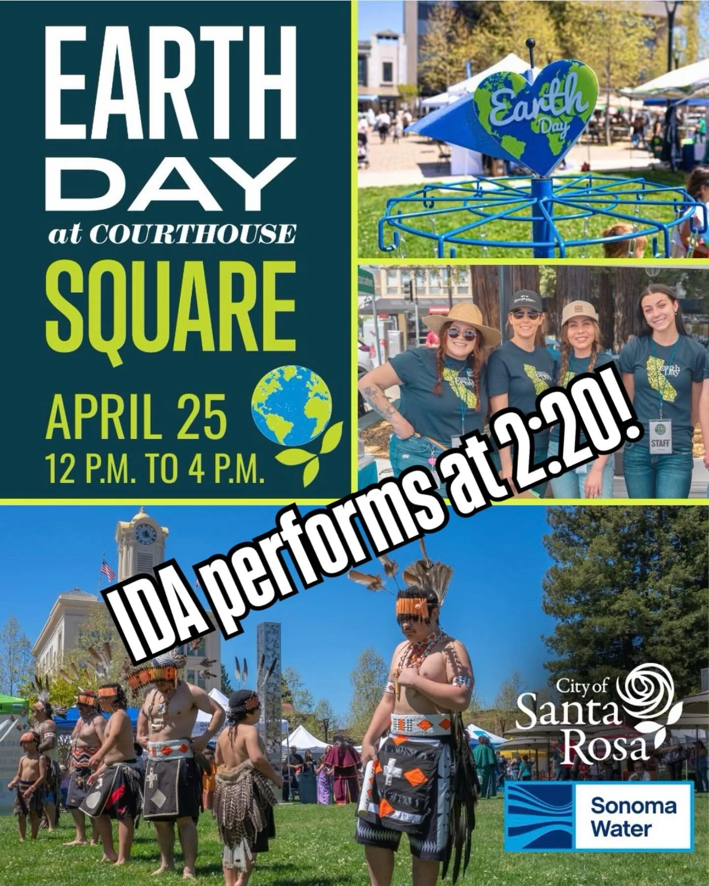 Come out and support our Academy Team as they perform at Santa Rosa&rsquo;s Earth Day celebration at 2:20pm this Saturday April 25th!