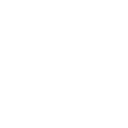 Line drawing of a door slightly open.
