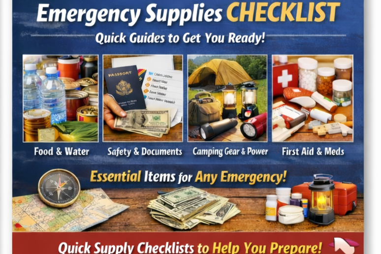 Emergency supplies supplies list