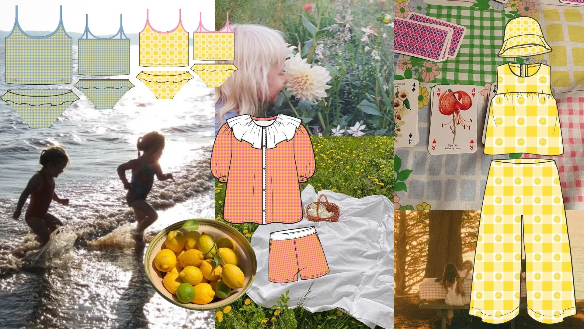 2025 - Childrenswear Line (Digital Pattern Design)