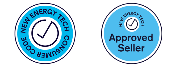 New energy tech consumer code approved seller