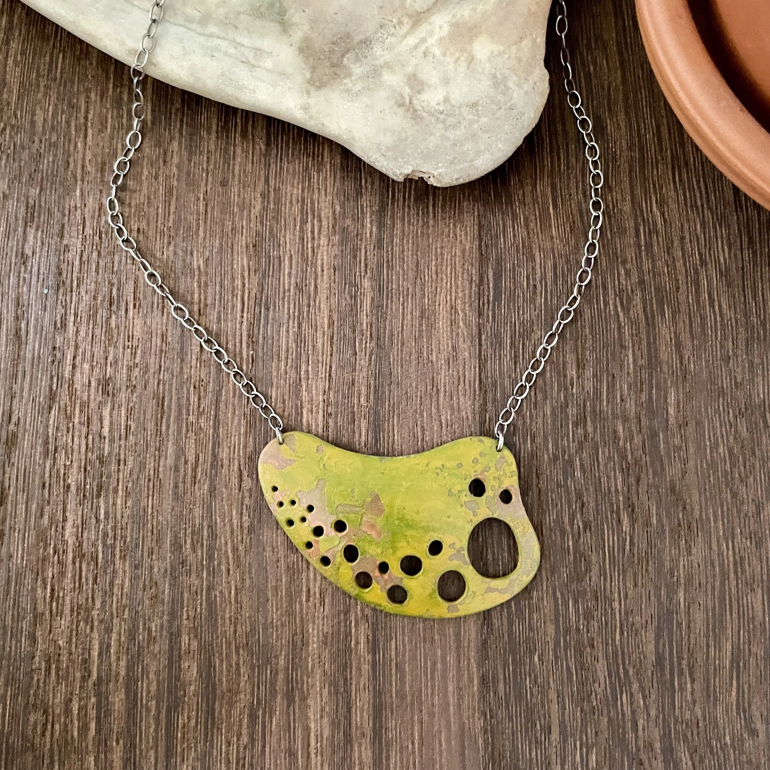 Yellow Shell Necklace #2