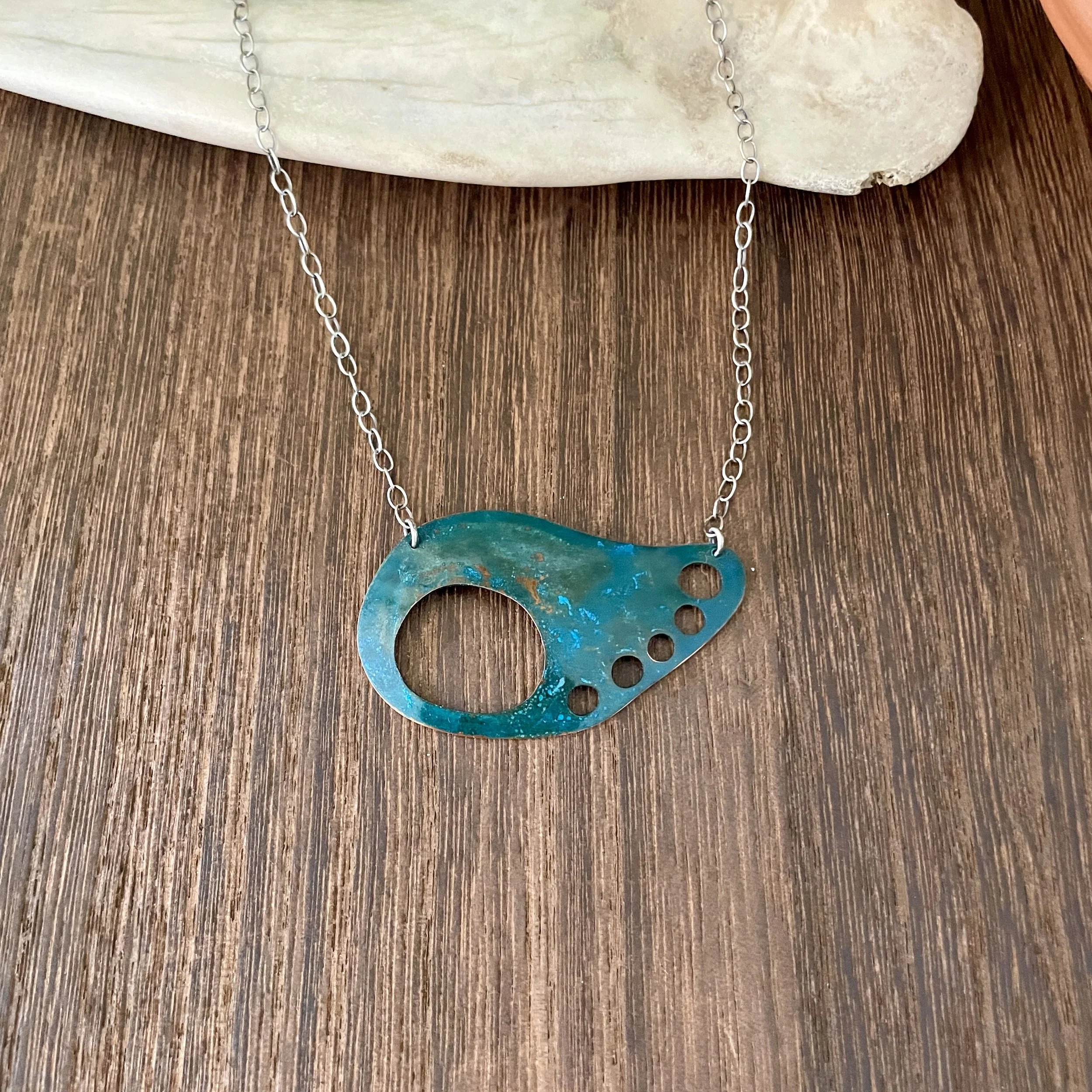 Blue Shell Necklace #2