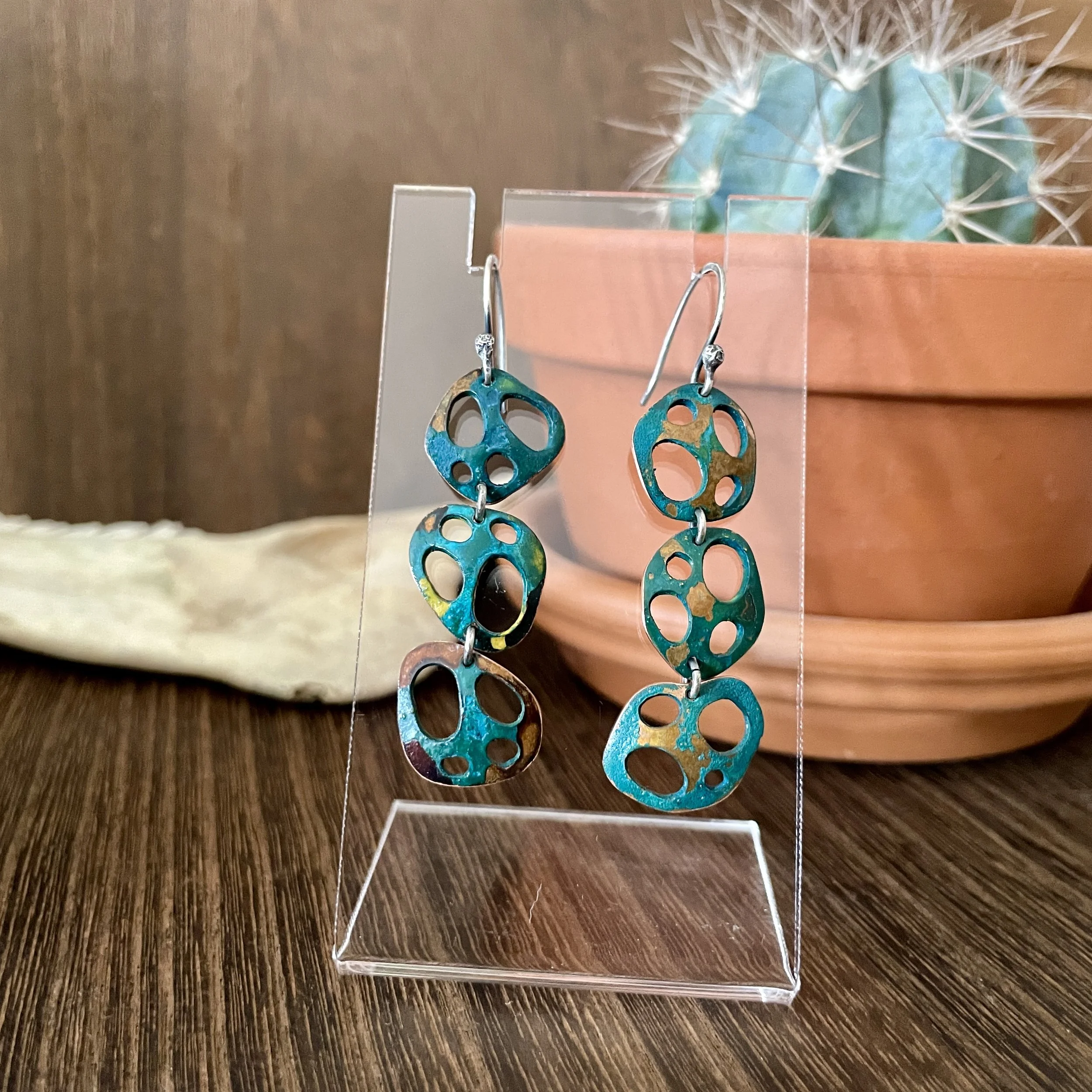 Triple Dangle Earrings #1