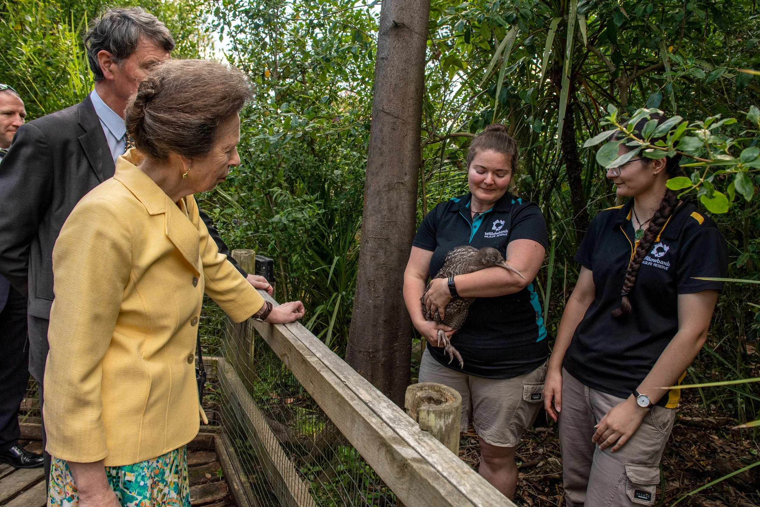 Sir Tim, Princess Anne, Beth with Piki and Shari.jpeg