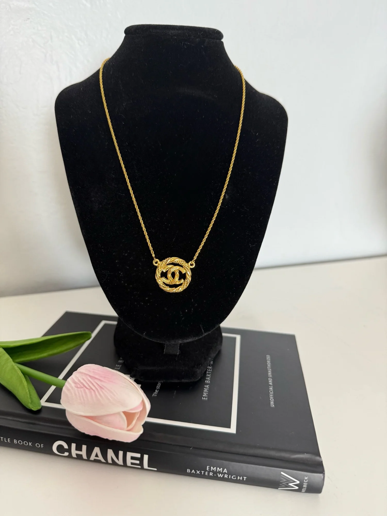 Chanel Gold-Plated Choker Necklace Vintage