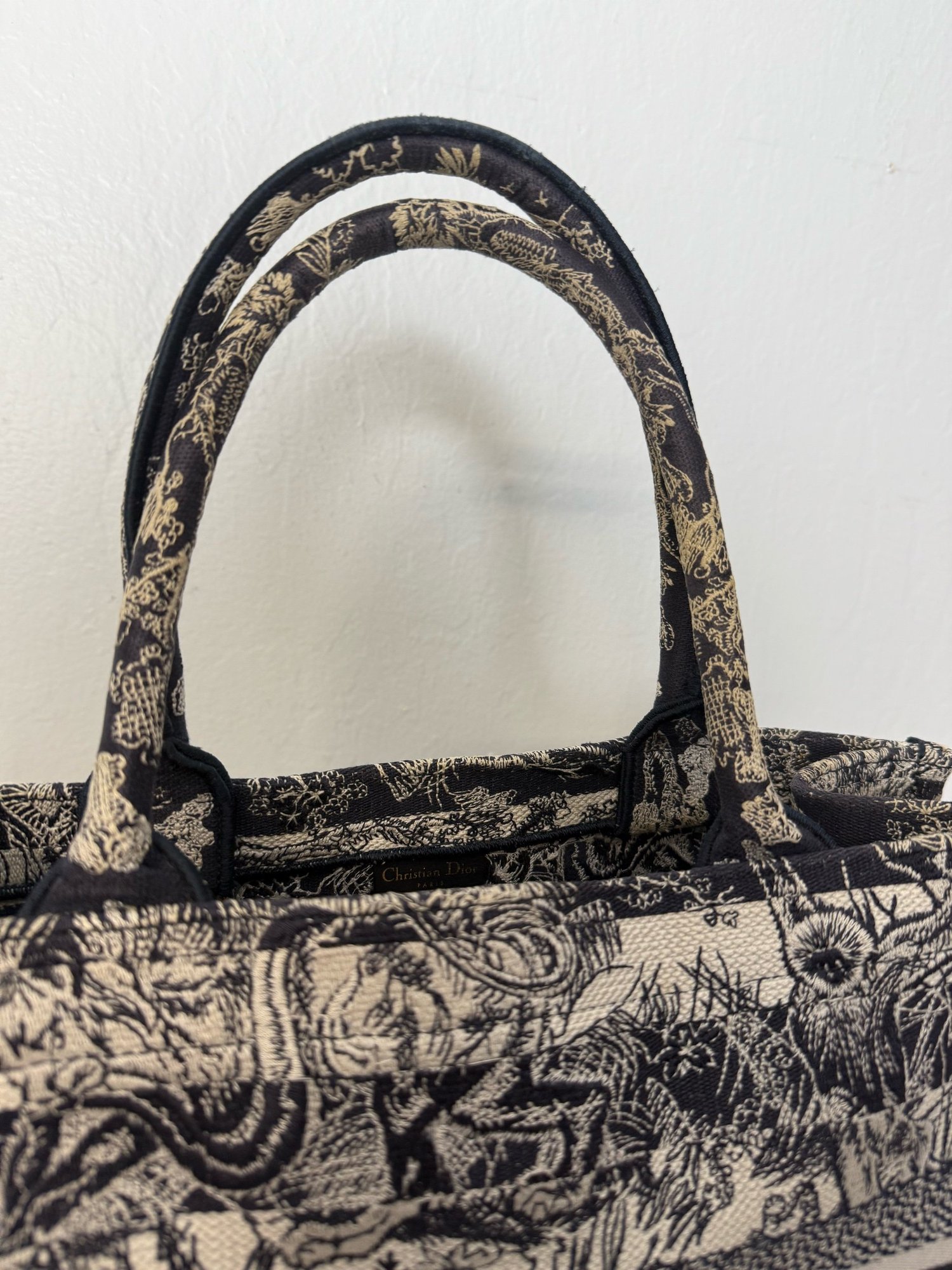 Christian Dior Medium Book Tote Dioriviera Toile De Jouy