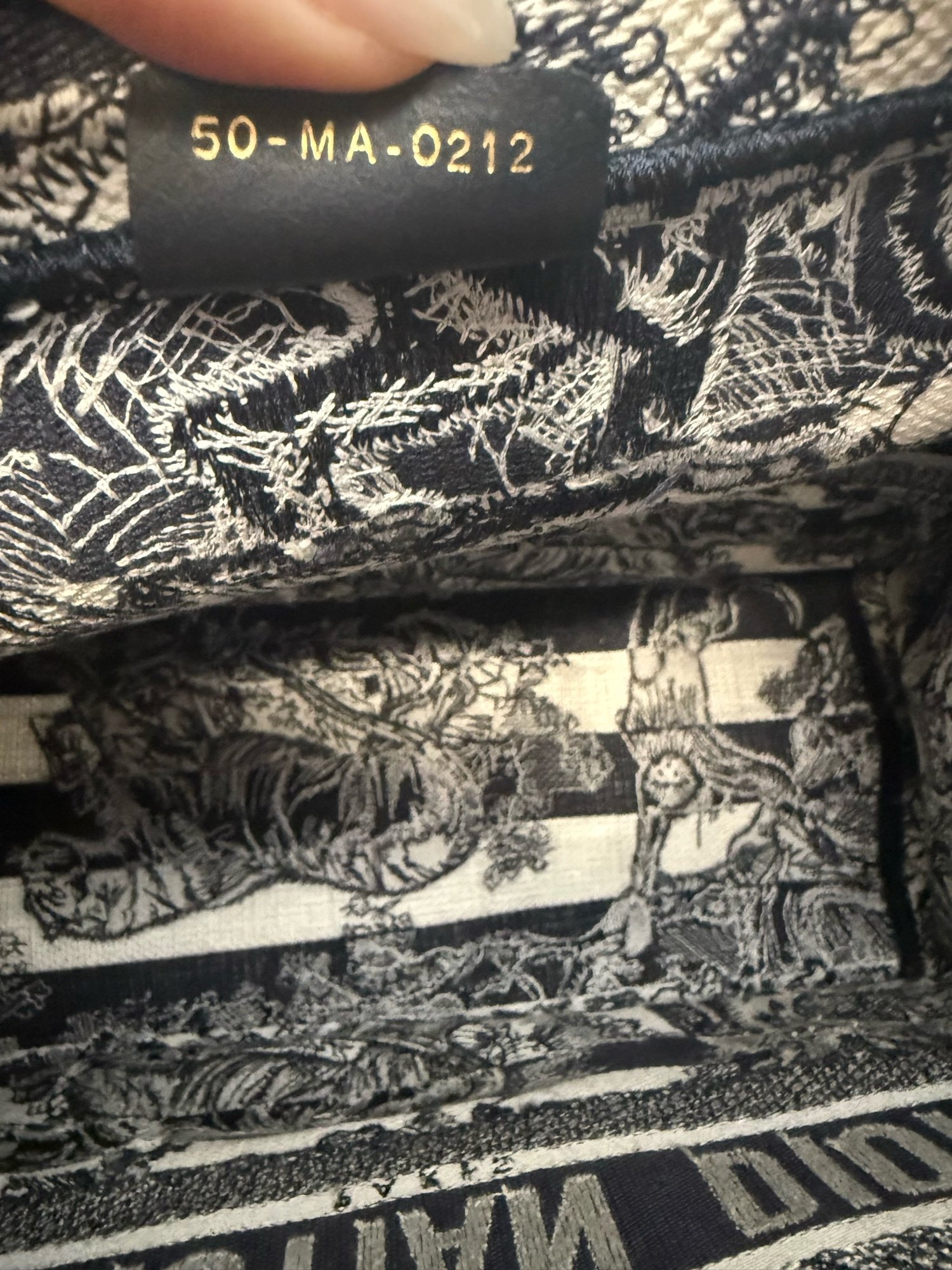 Christian Dior Medium Book Tote Dioriviera Toile De Jouy