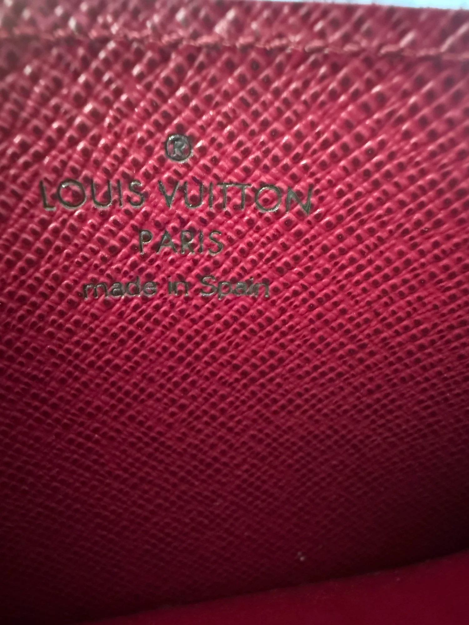 Louis Vuitton Card Holder Fuschia