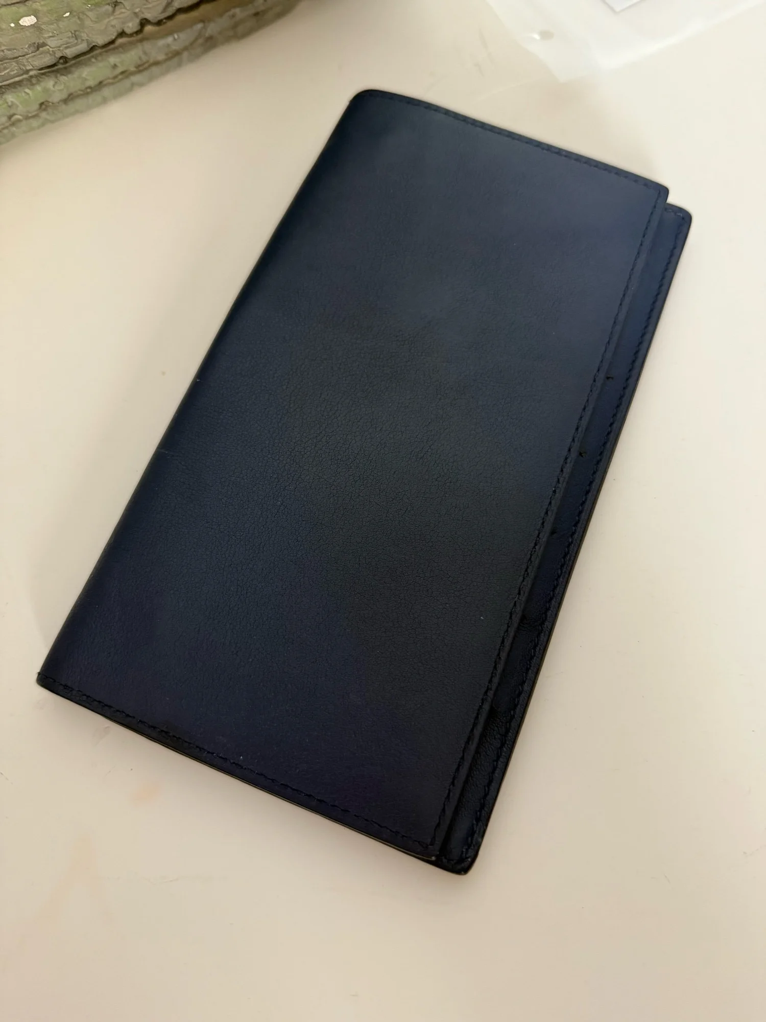 Hermès Citizen Twill Long Wallet Blue Swift Leather